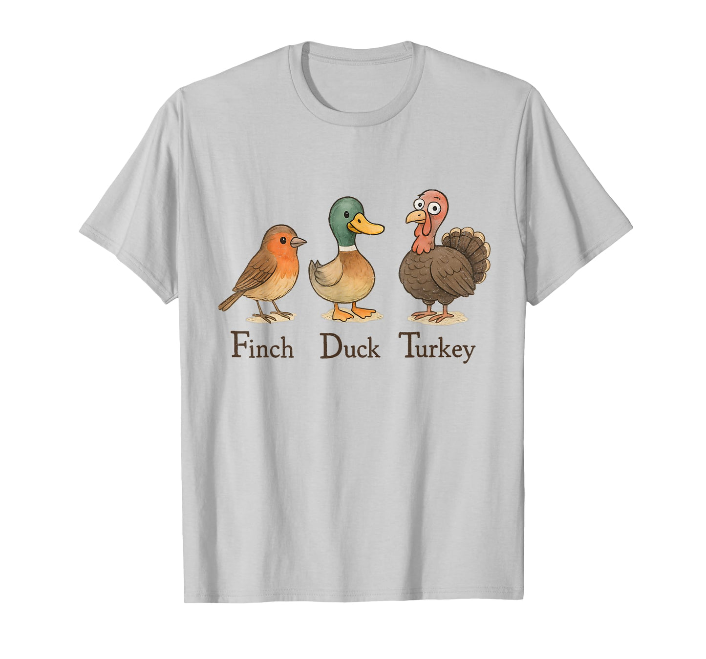 Subtle Bird Anti Trump Shirt Retro Bird Finch Duck Turkey T-Shirt