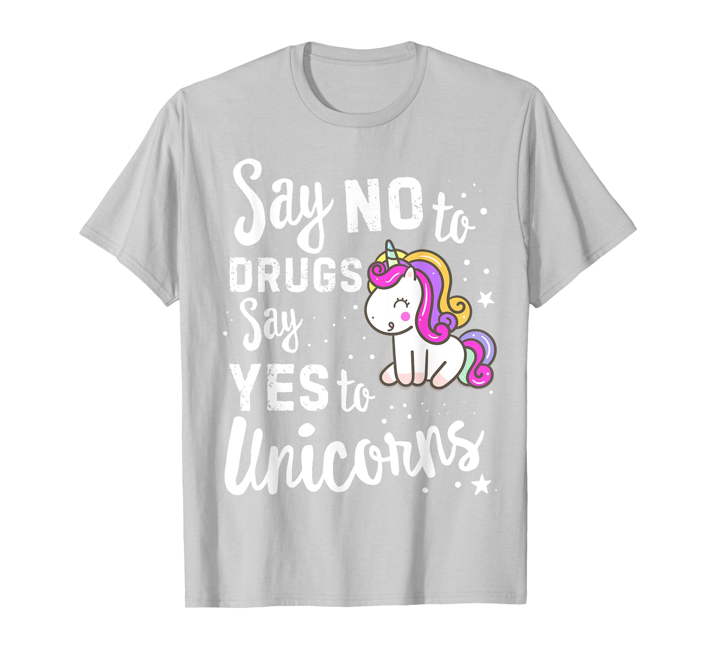Red Ribbon Week Say No To Say Yes To Unicorns Unicorn T-Shirt
