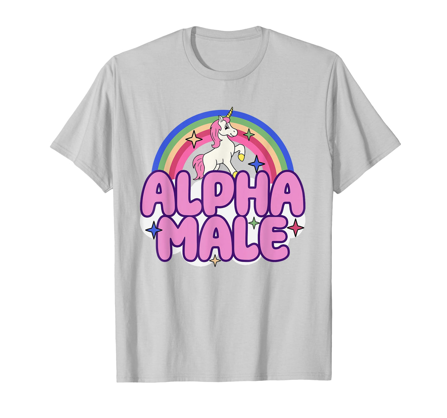Ironic Alpha Male Unicorn Funny Sarcastic Hilarious Meme T-Shirt