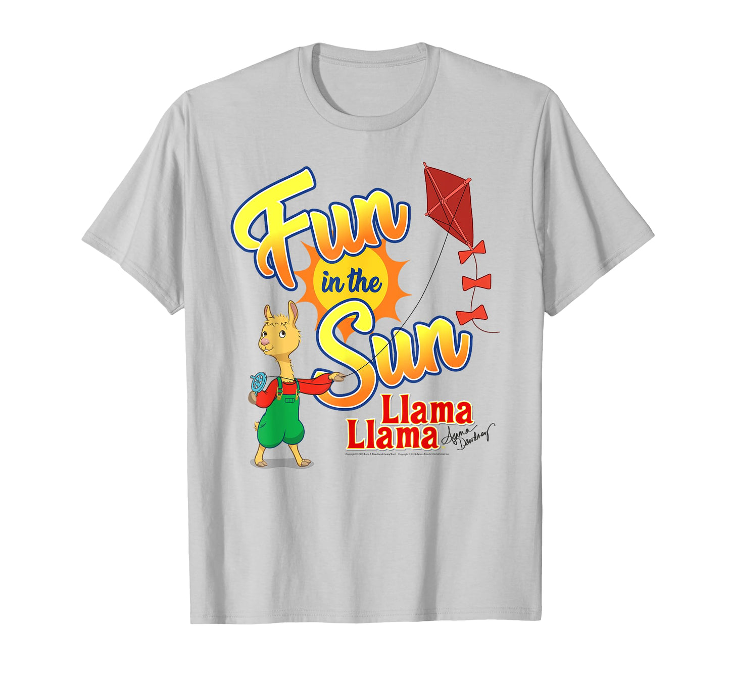 Llama Llama Red Pajama Netflix "Fun in the Sun" Tee Shirt T-Shirt