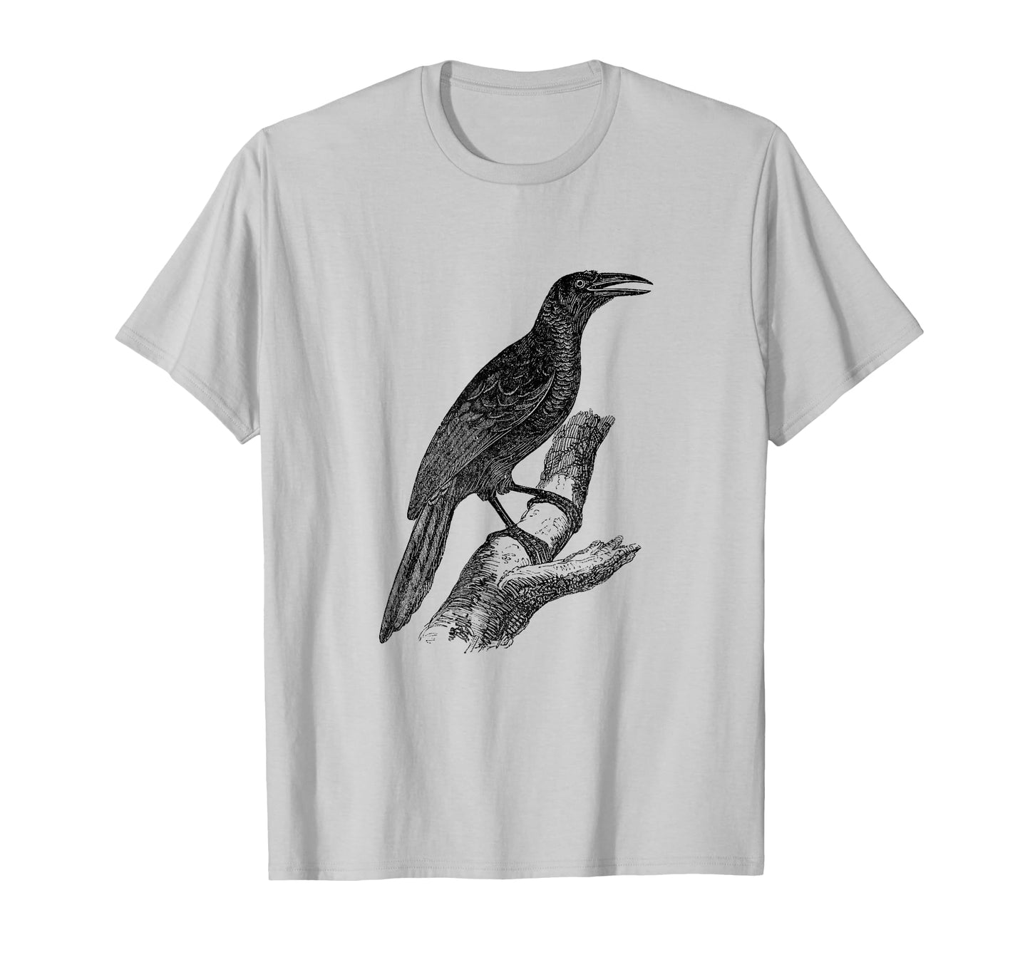 Common Grackle Bird Print T-Shirt