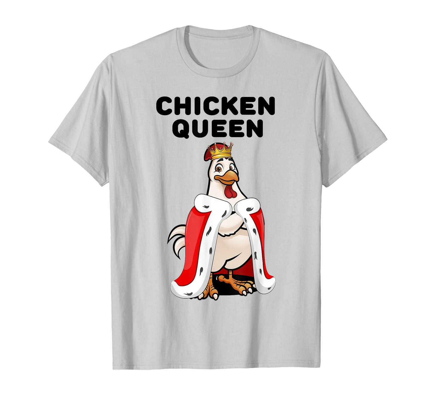 Womens Chicken Shirts for Girls | Chicken T-Shirt | White, Small, Short Sleeve, Classic Fit, Cotton 100%