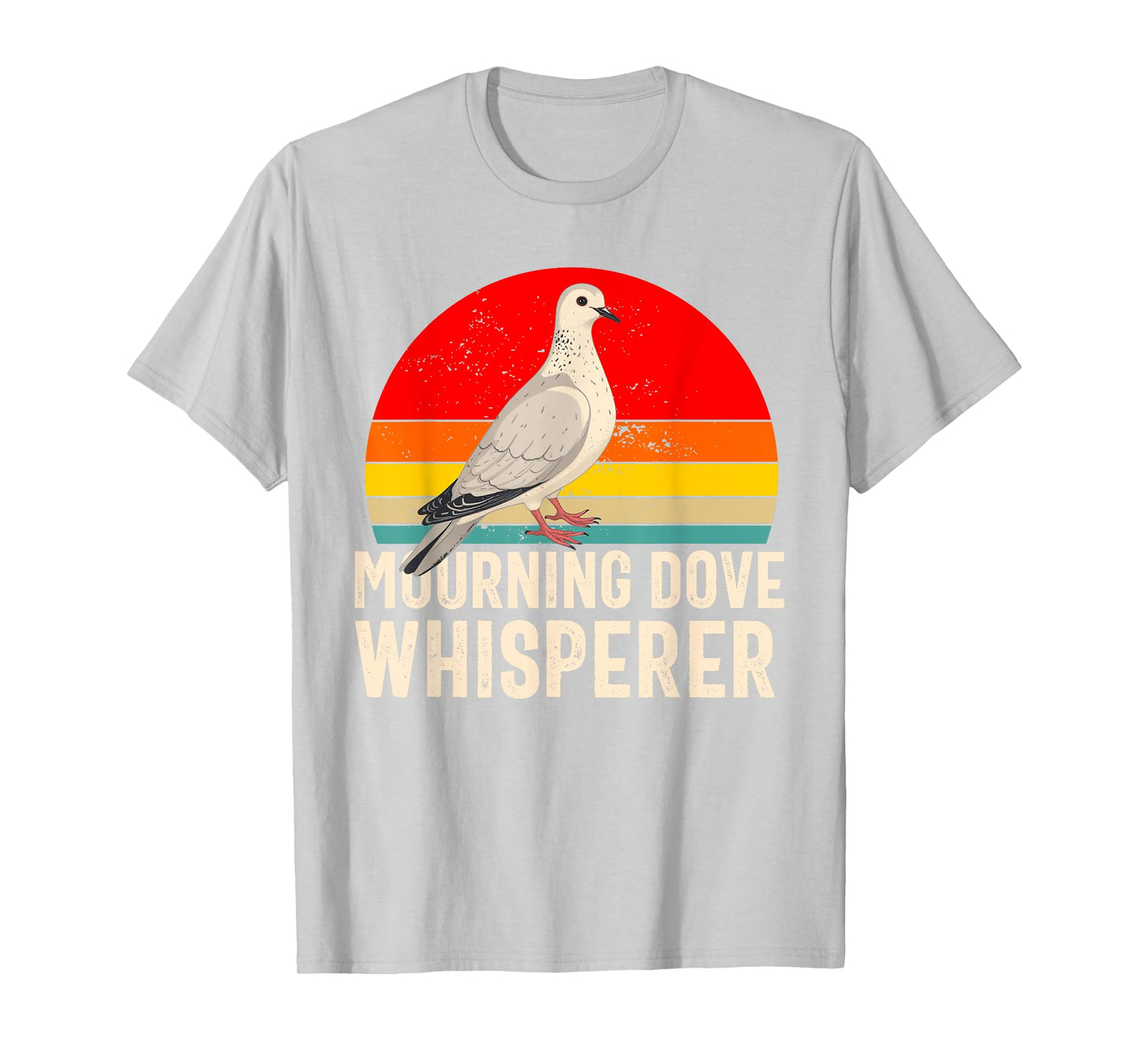Mourning Dove Bird Lover Women Men Girl Boys Vintage Retro T-Shirt