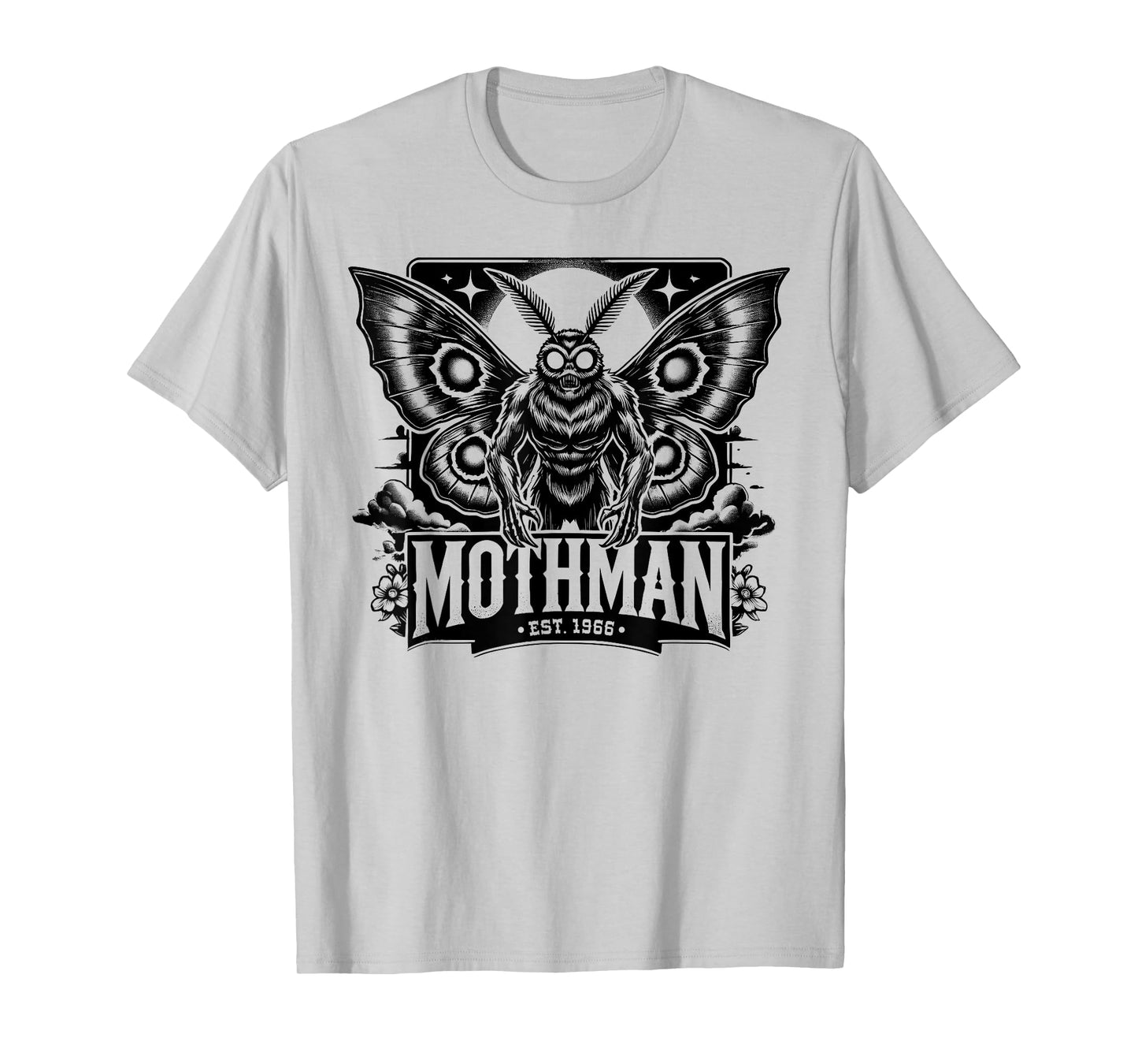 Mothman Research Team Cryptid Cryptozoology Moth Man Hunter T-Shirt