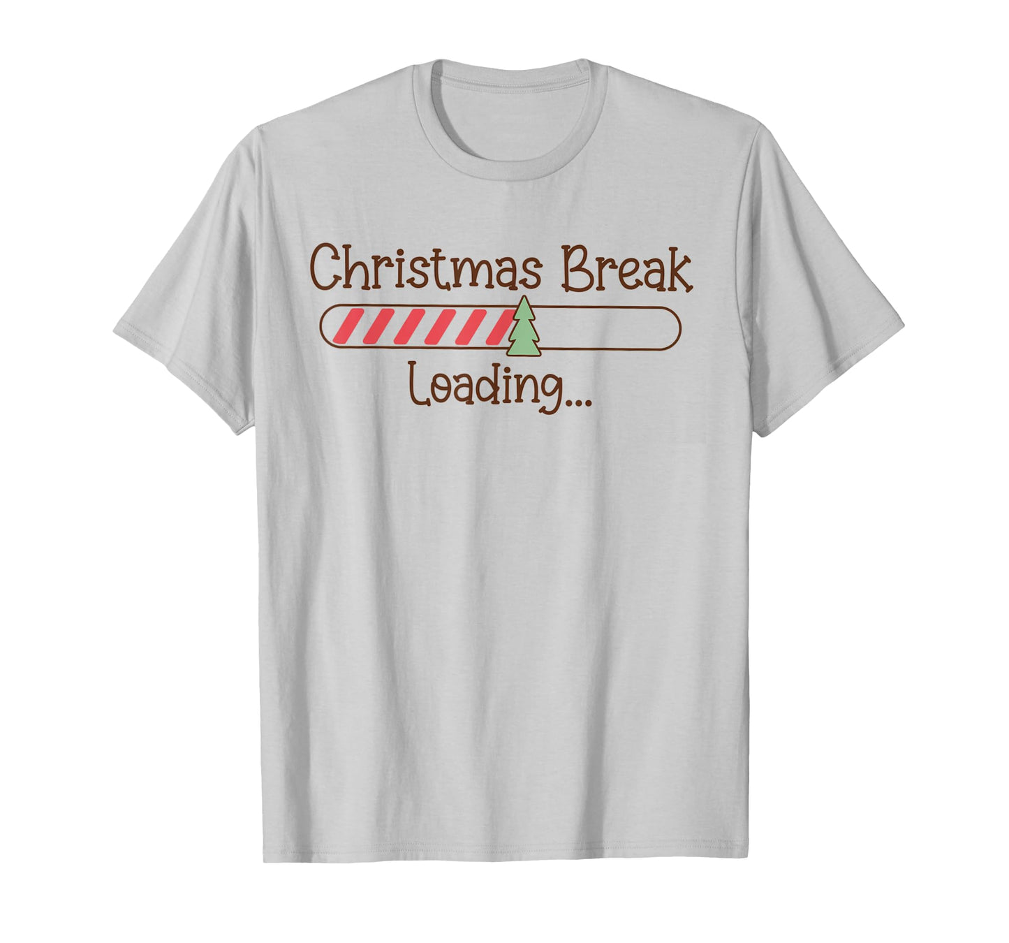 Christmas Break Loading Funny Christmas Teacher Educator T-Shirt