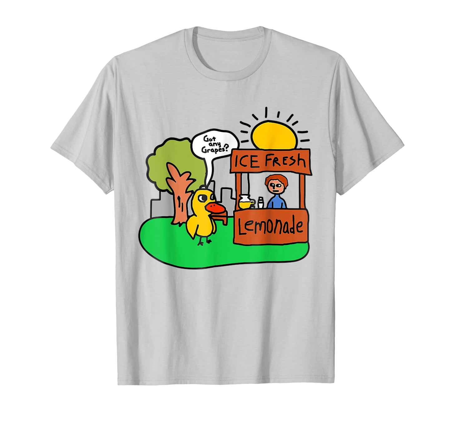 Ice Fresh Lemonade Got Any Grapes Duck Funny Gift T-Shirt