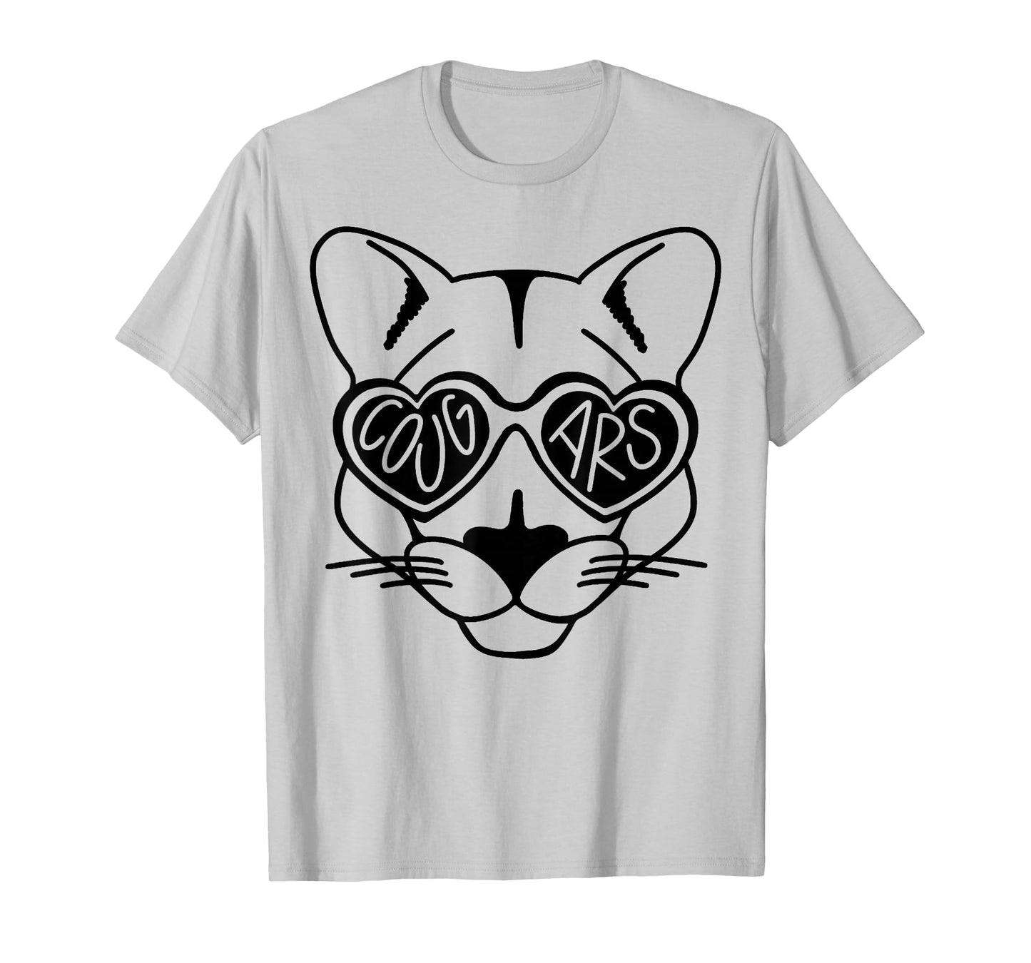 Cougars School Sports Fan Team Spirit T-Shirt