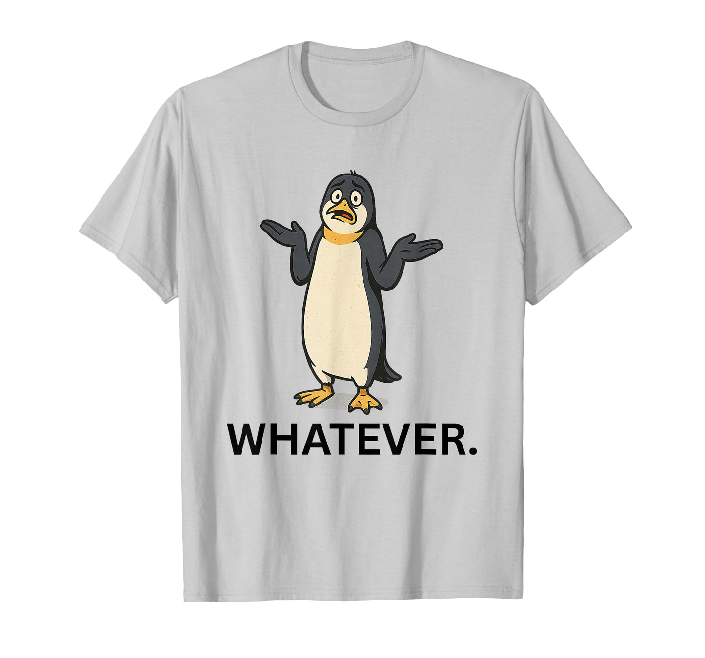 Penguin Shrug Meme – Whatever Tariff Response T-Shirt