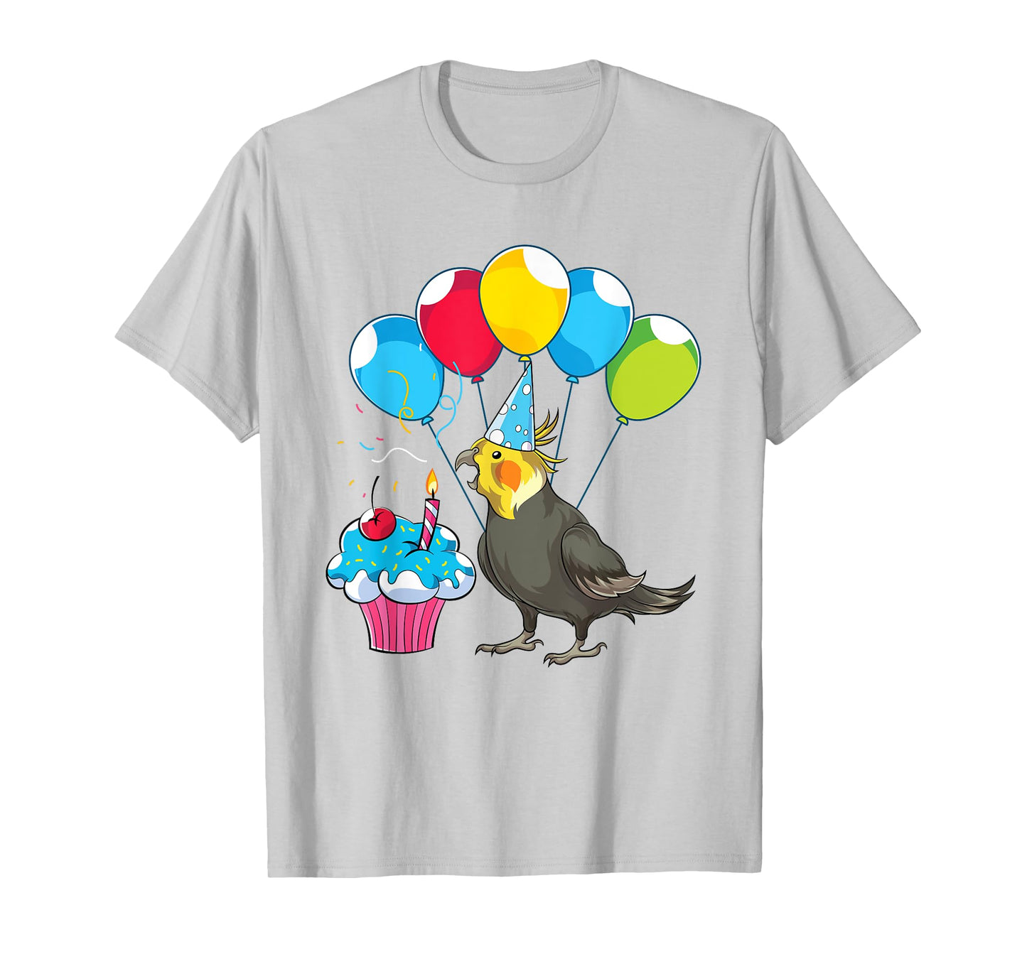Cockatiel Lover Kids Birthday Parrot Animal Bird Cockatiel T-Shirt