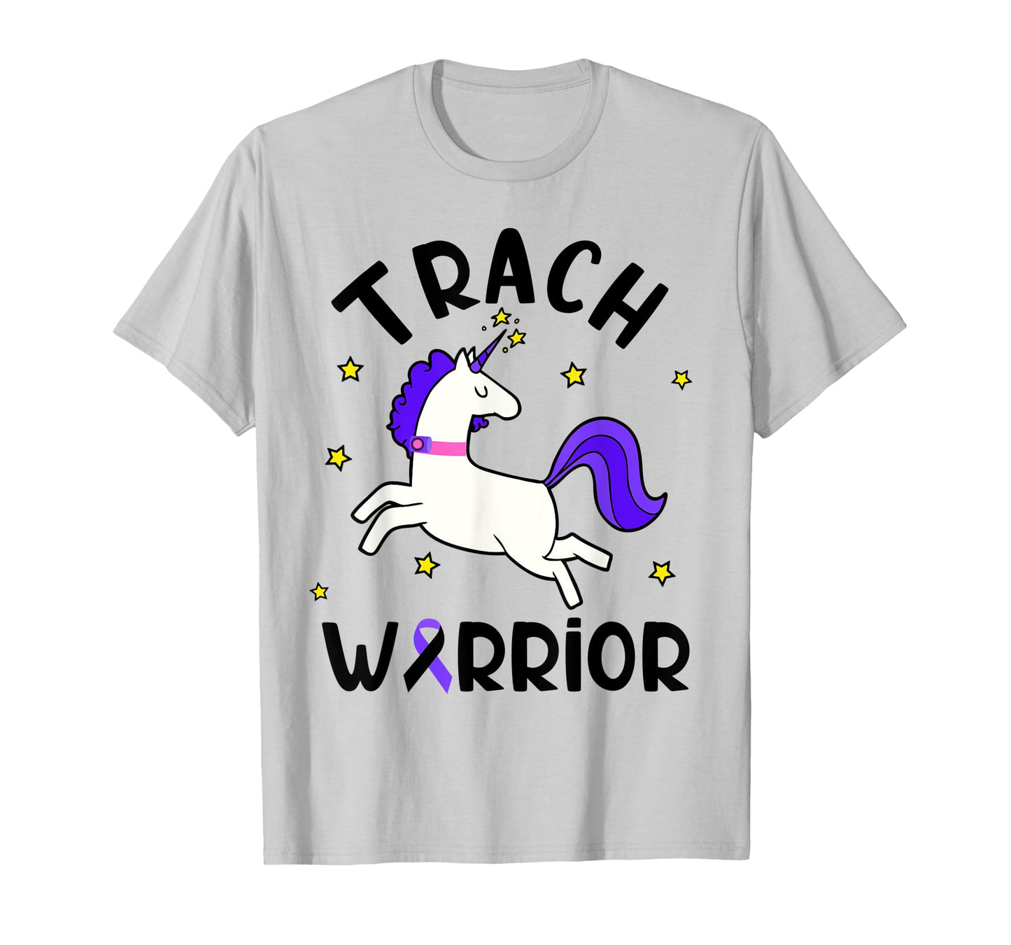 Trach Warrior Tracheostomy Awareness Unicorn T-Shirt