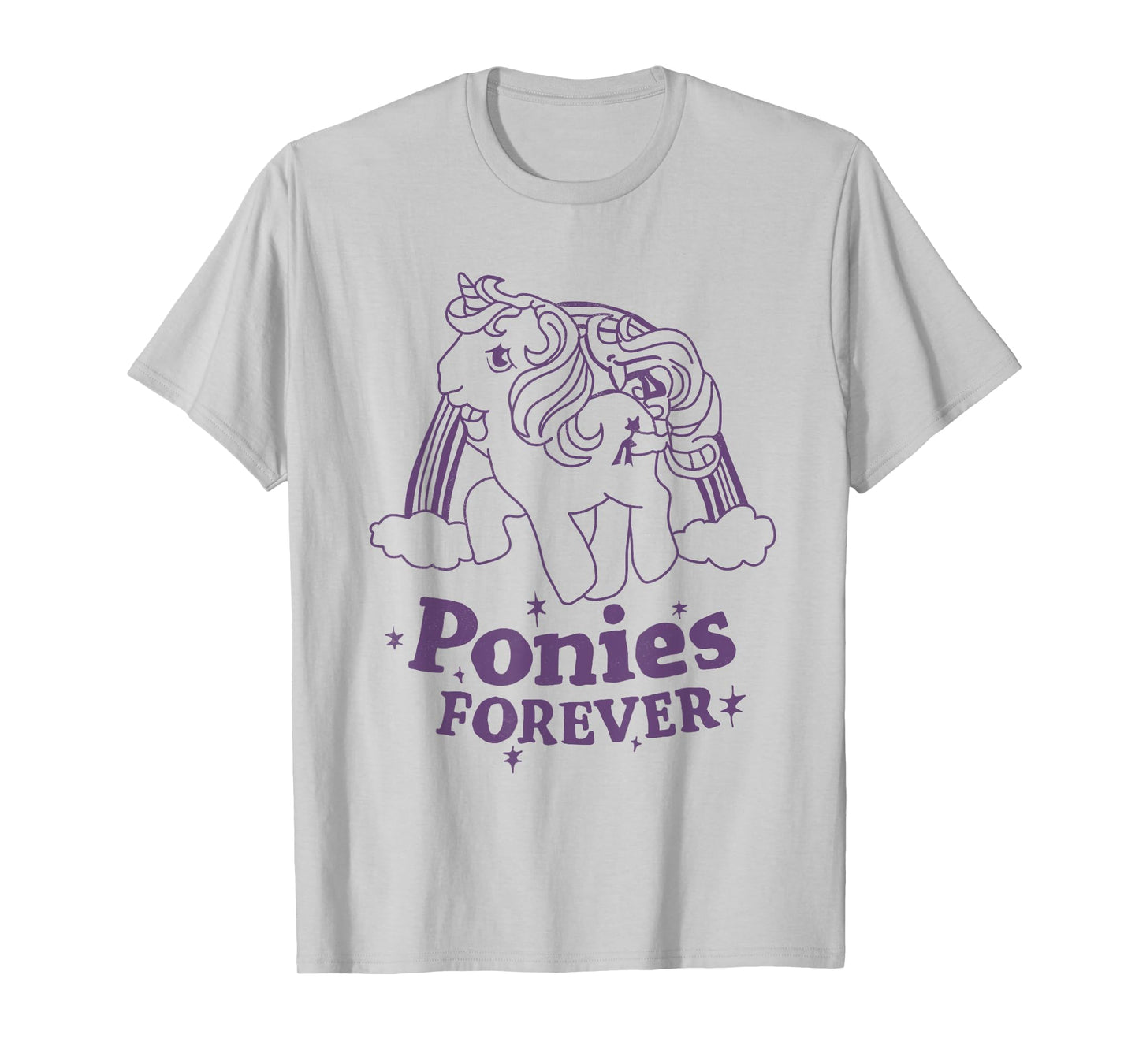 Ponies Forever Band Reference Grey T-Shirt