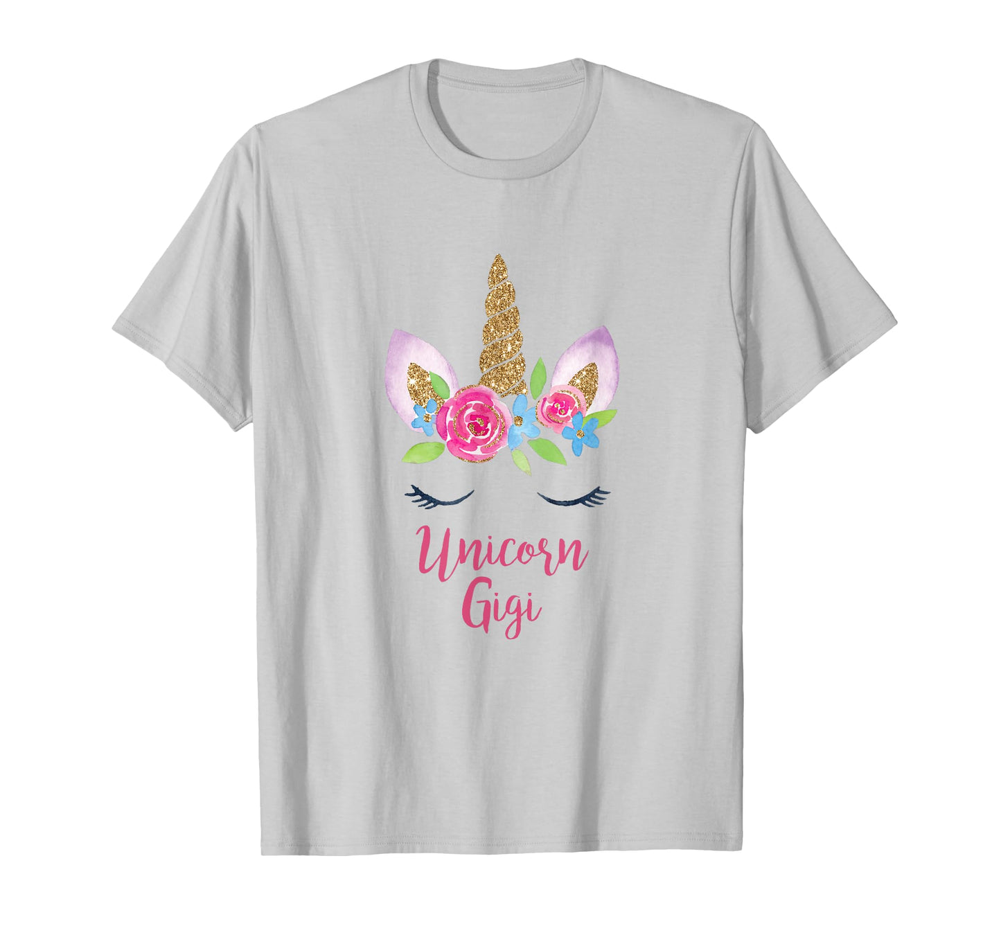 Gigi Unicorn Mama Costume Grandma Cutest Birthday Princess T-Shirt
