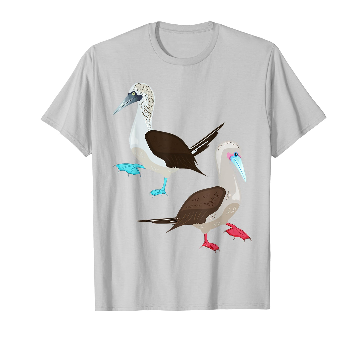 Blue and Red Footed Booby Bird T-Shirt