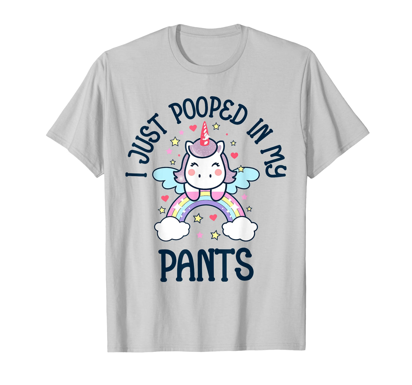 I Just Pooped in my Pants Funny Unicorn Adult Humor Meme T-Shirt