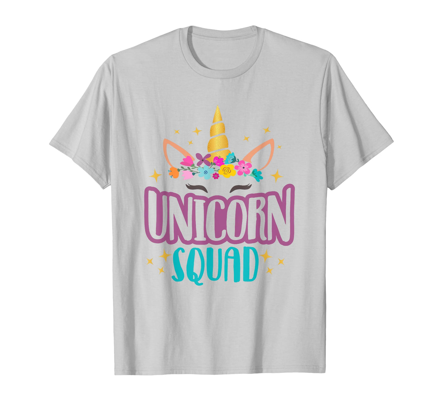 Unicorn Squad Unicorns Girls Birthday Party Matching Gift T-Shirt