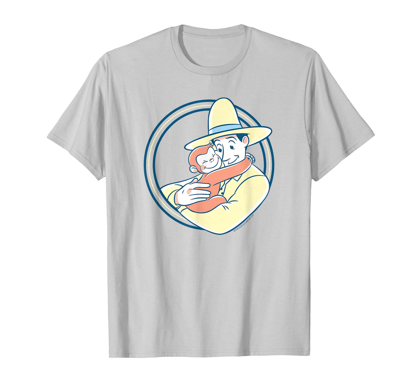 Curious George The Man with the Yellow Hat Hug T-Shirt