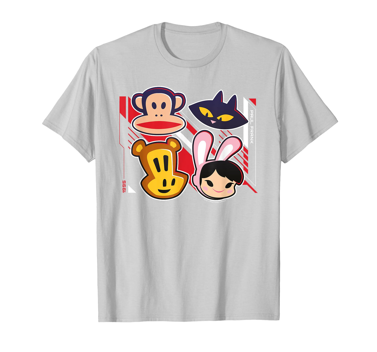 Paul Frank Retro 1995 Julius The Monkey & Co Heads T-Shirt