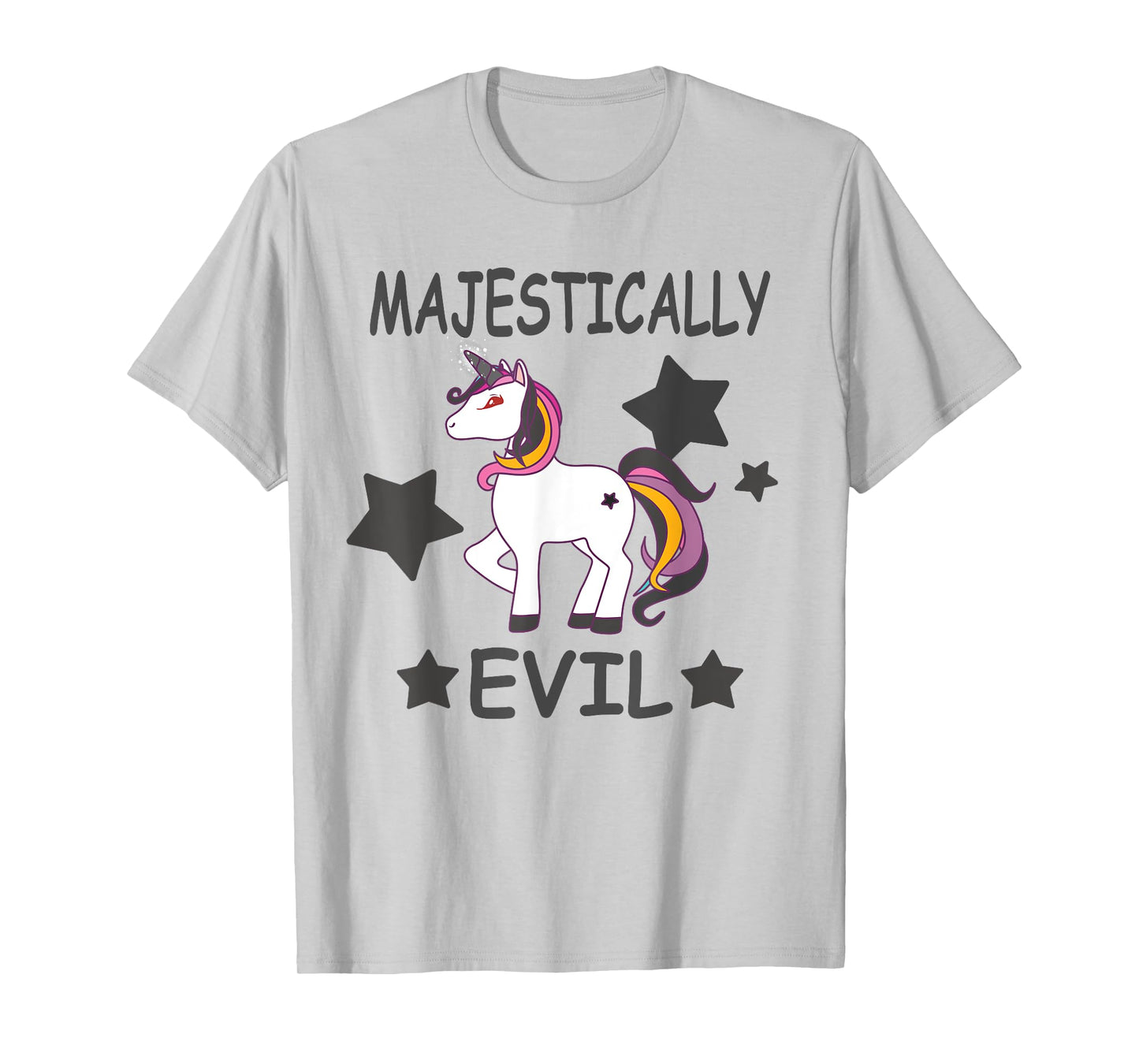 Majestically Evil Unicorn Funny T-Shirt