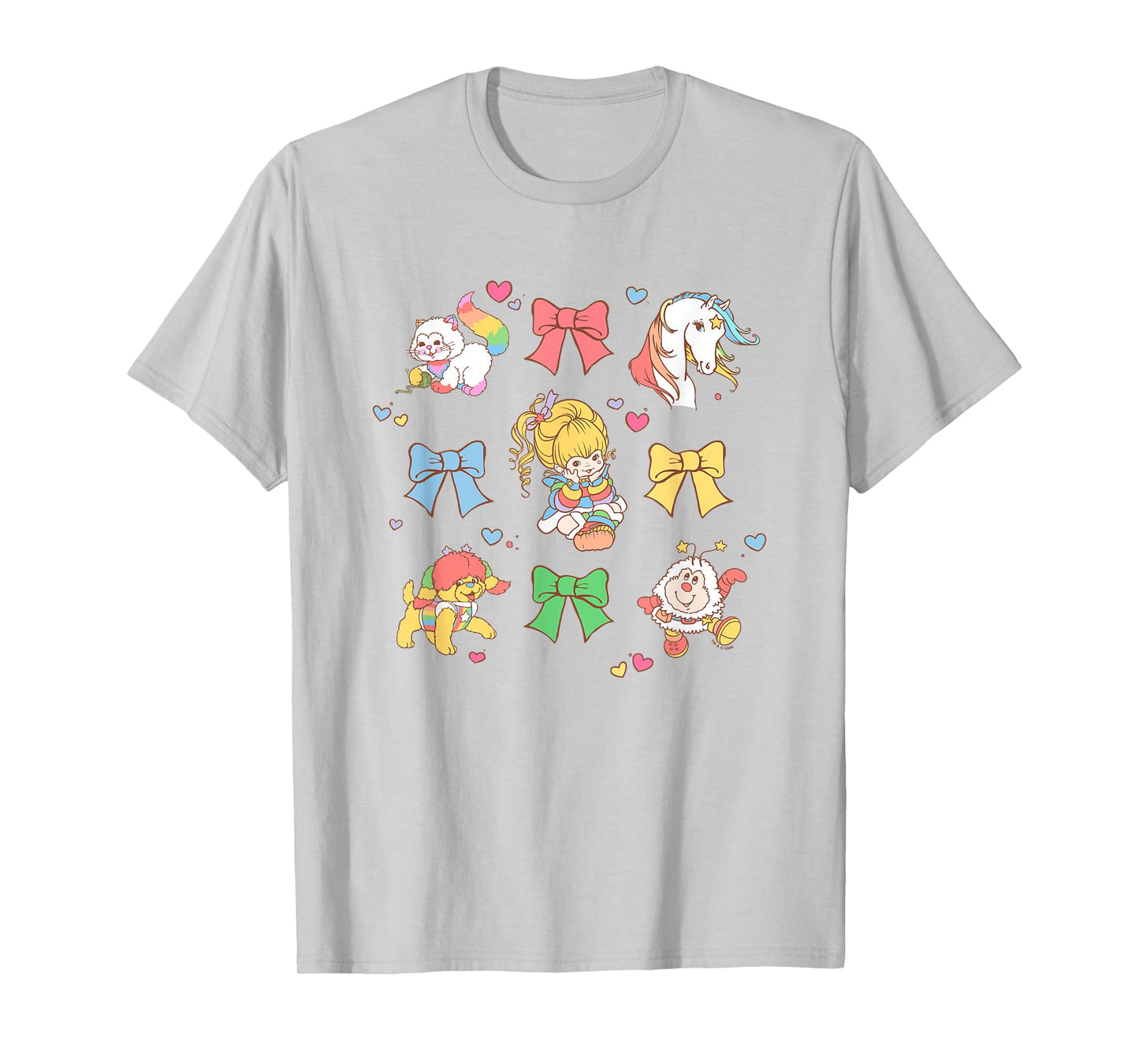 Rainbow Brite Unicorn Bows & Sprites Jumble T-Shirt
