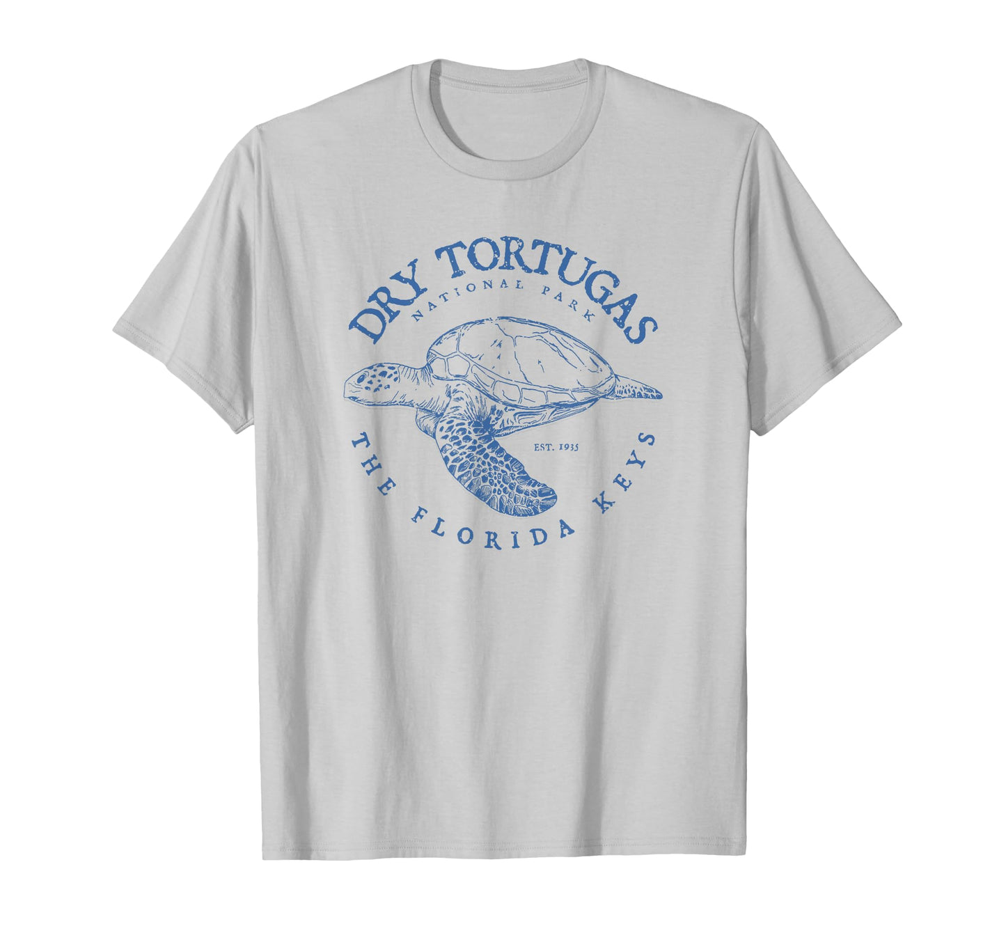 Dry Tortugas National Park Florida Keys Scuba Diving Turtle T-Shirt