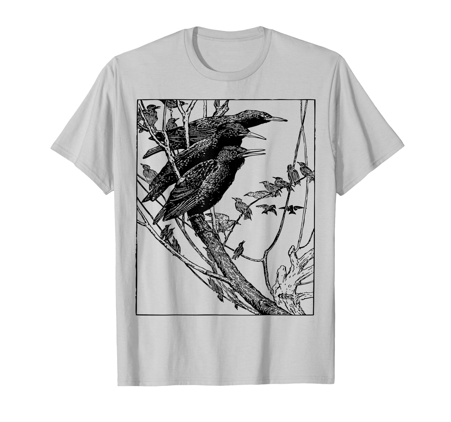 Starling Birds Birdwatcher T-Shirt