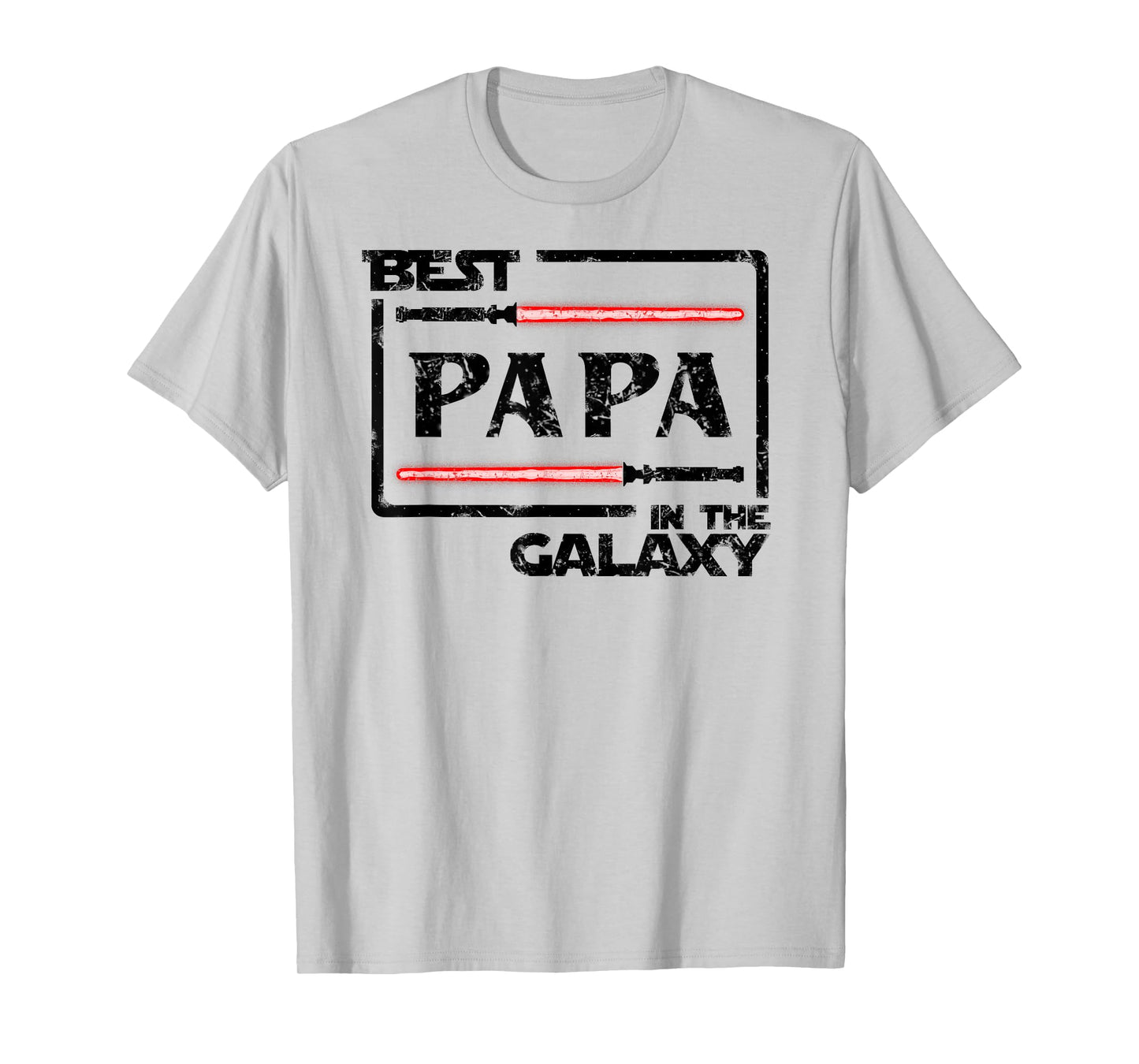 Fathers Day Gift Best Papa In Galaxy Mens T-Shirt T-Shirt