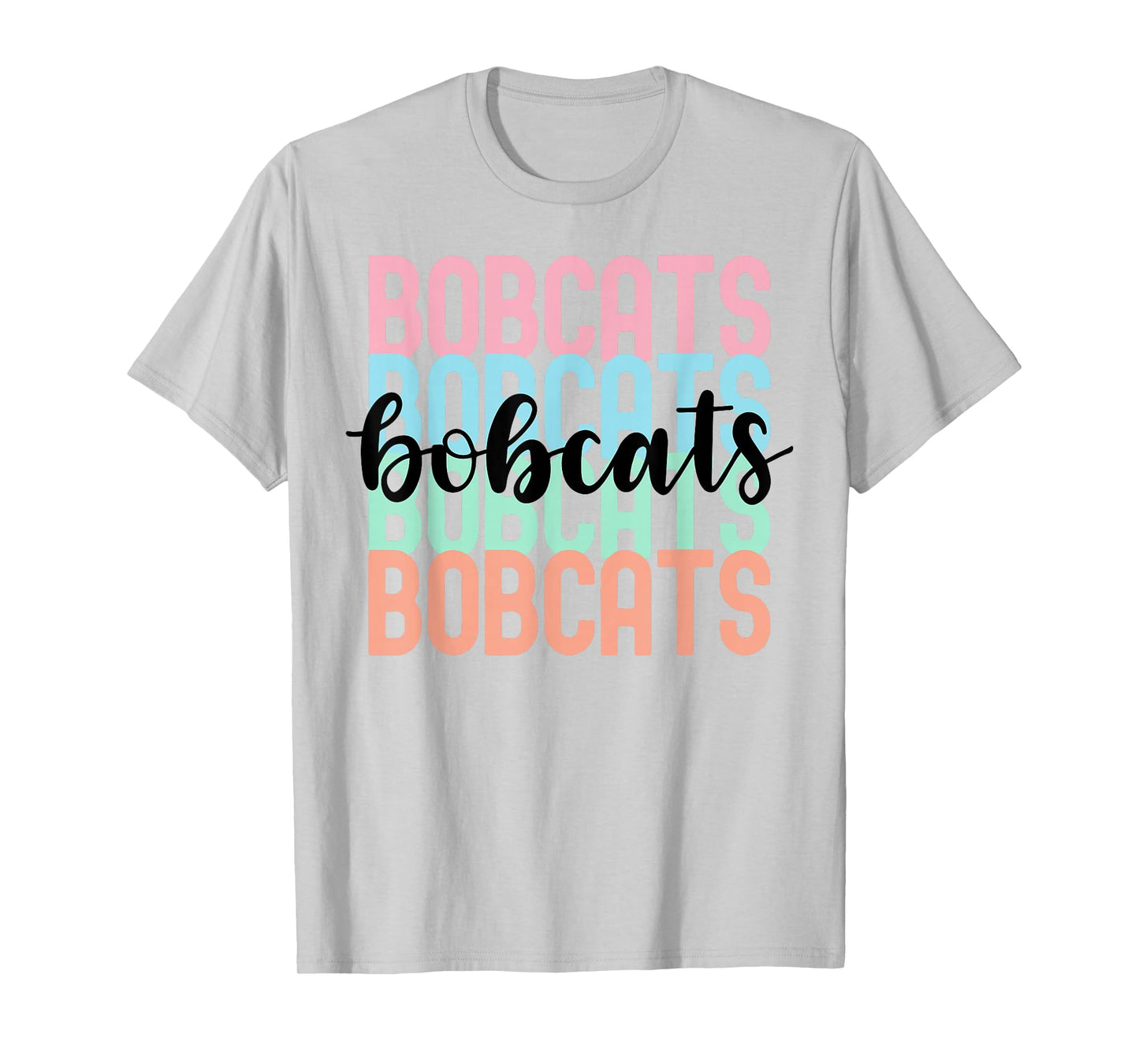 Bobcats Team Mascot School Spirit Game Night T-Shirt