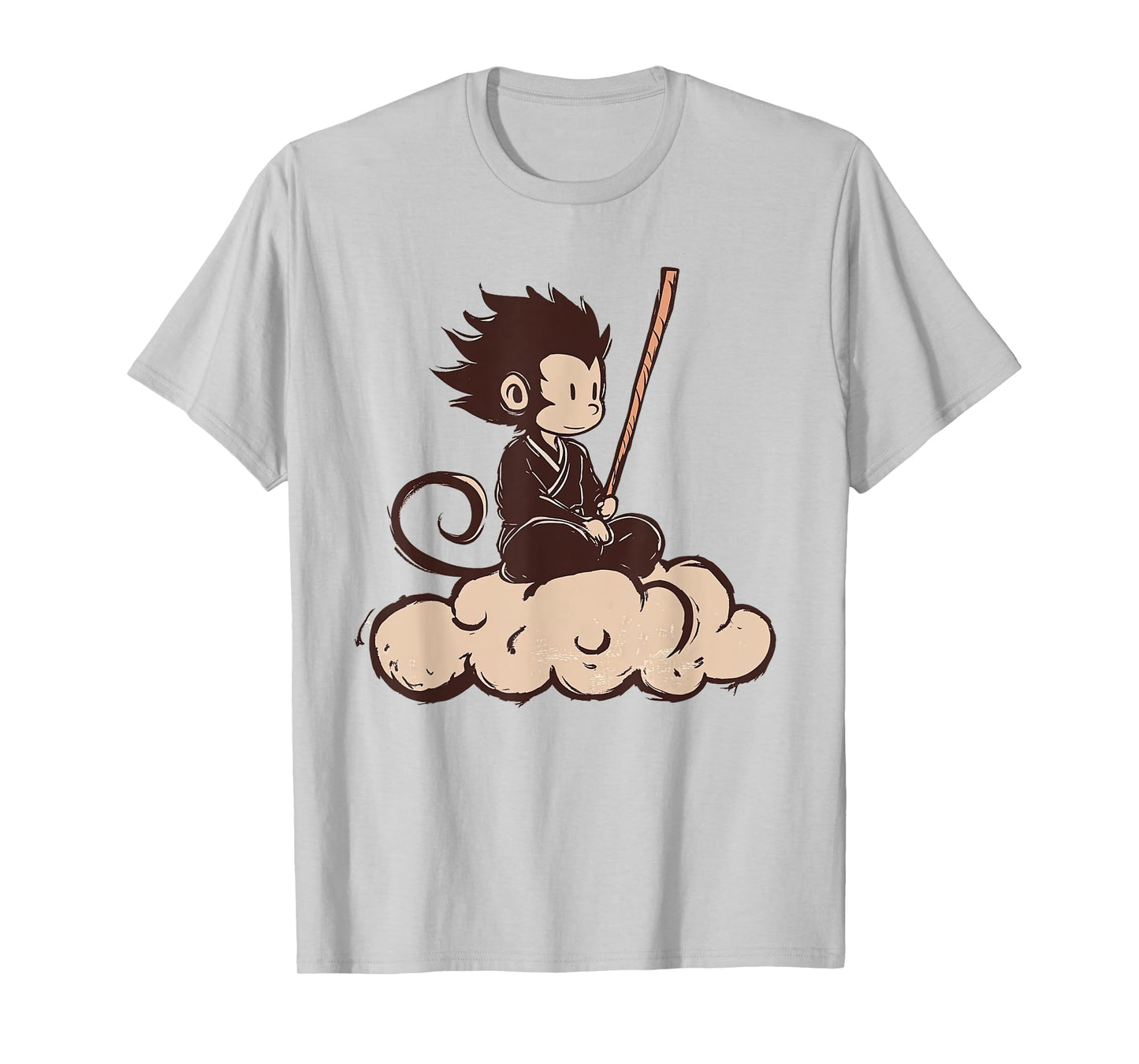 Sun Wukong on Cloud Monkey King Chinese Legend Martial Arts T-Shirt