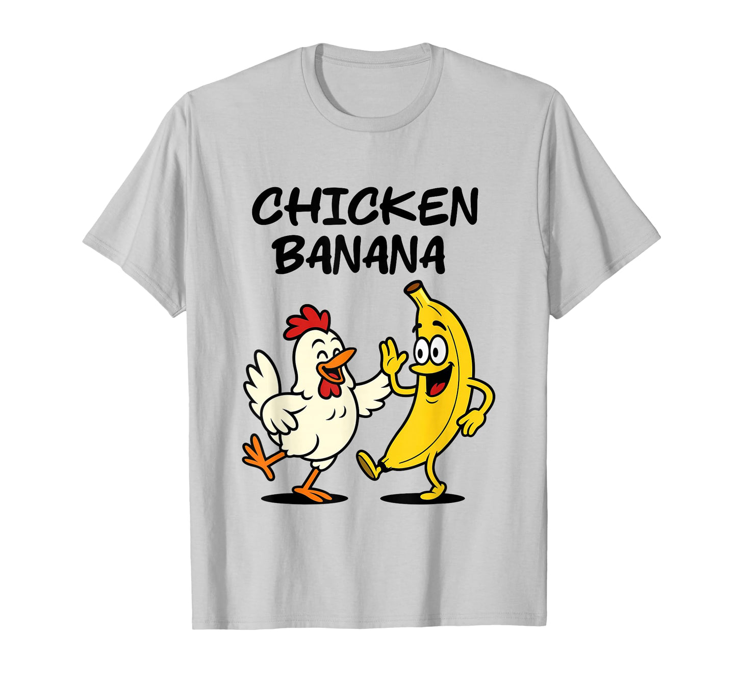 Funny Chicken Banana Teens Kids Dance T-Shirt