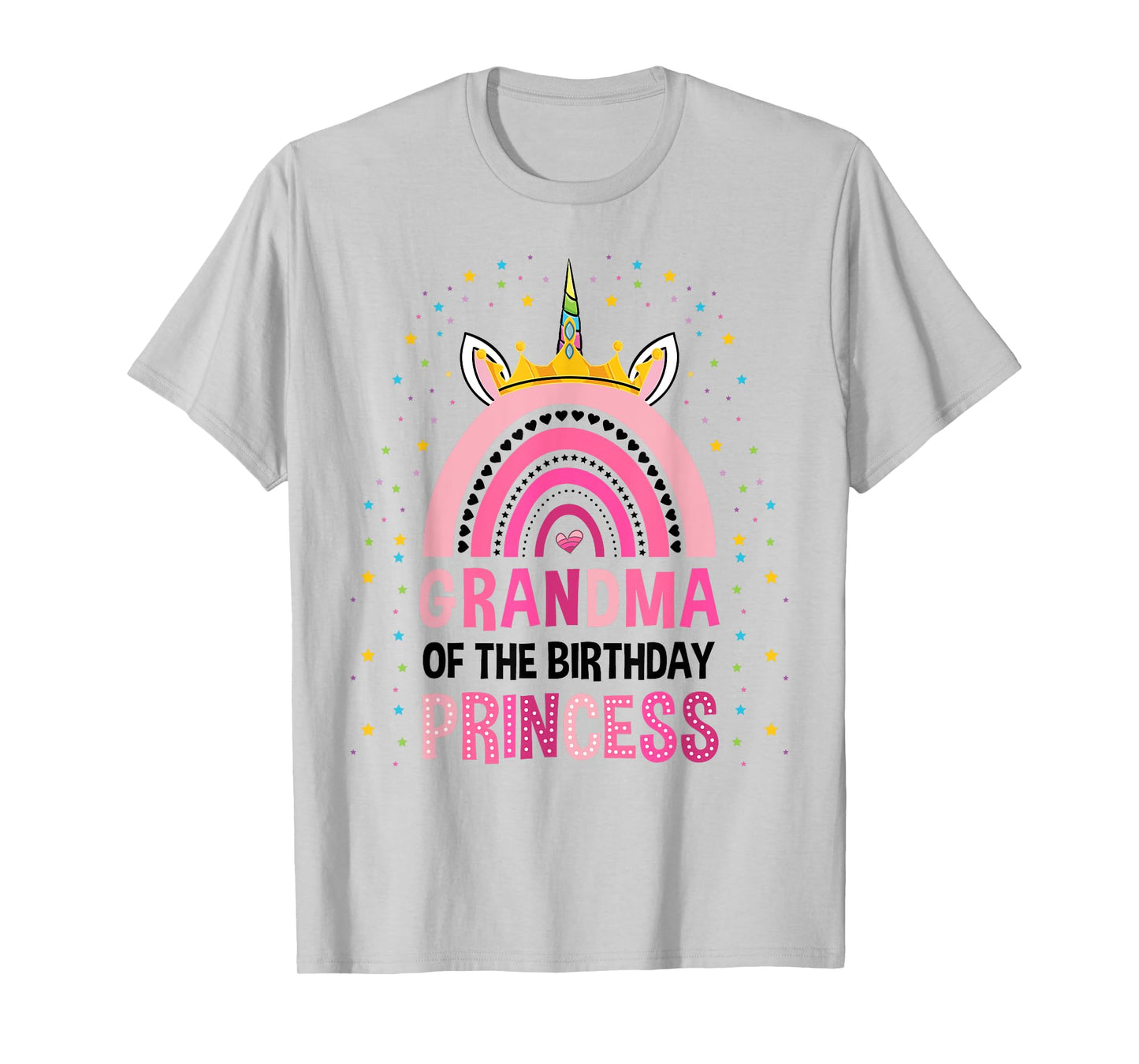 Grandma Of The Birthday Princess Unicorn T-Shirt