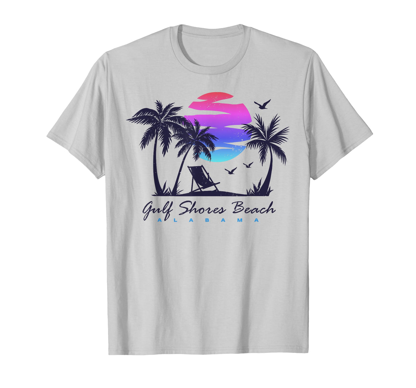 GULF SHORES BEACH ALABAMA Spring Break Vacation Trip Vintage Men Women Girls Kids T-Shirt