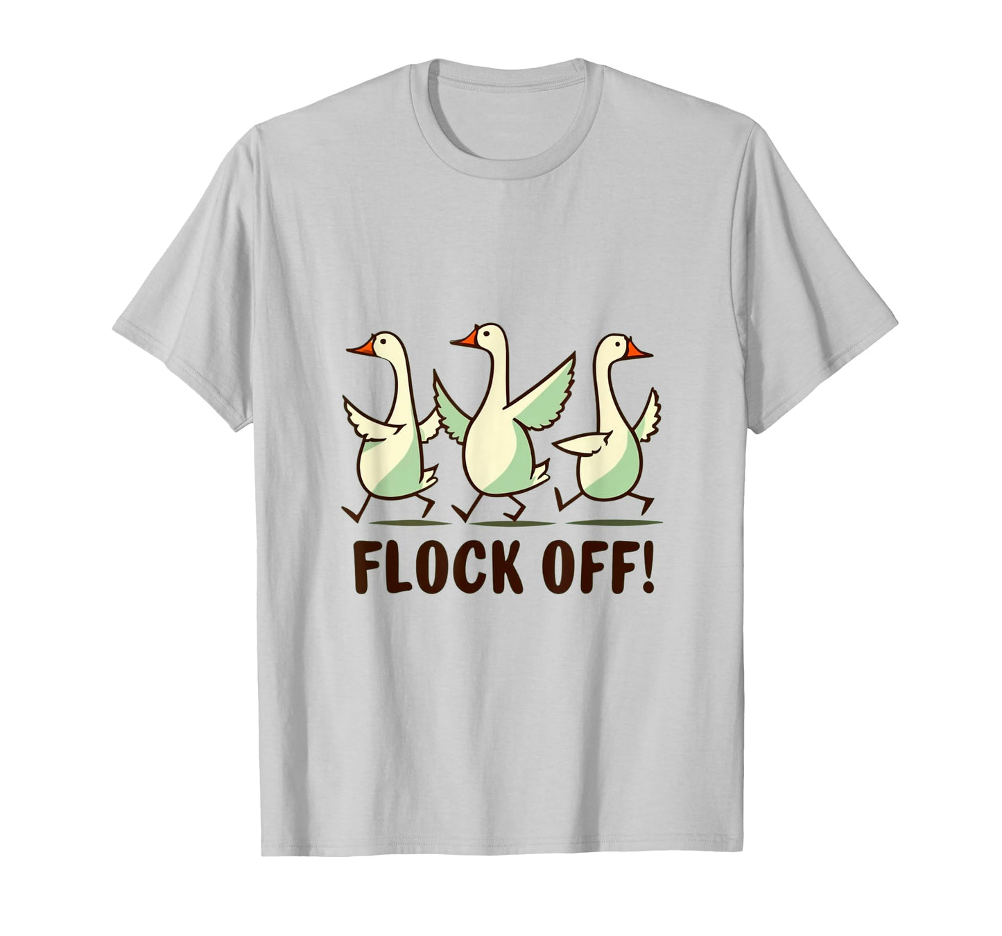Flock off | funny | duck-meme | bird | flight | fly T-Shirt