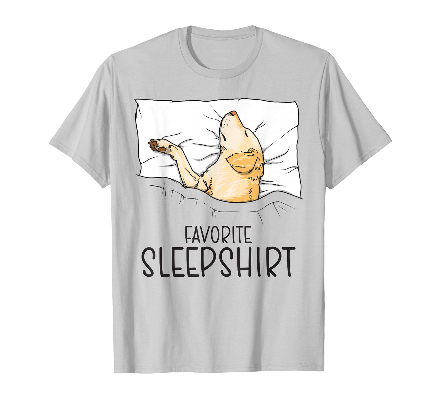 Favorite Sleepshirt, Napping Labrador Pajama T-Shirt