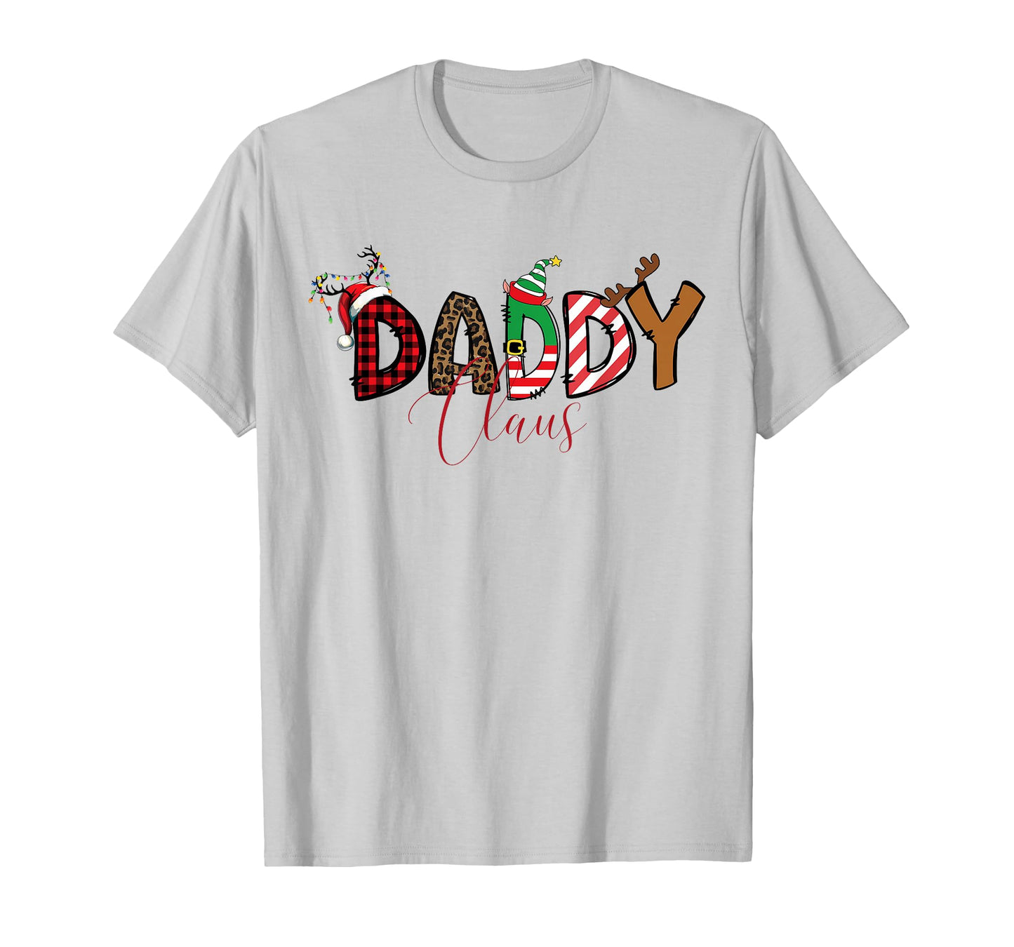 Daddy Claus Christmas matching shirts for family group Xmas T-Shirt