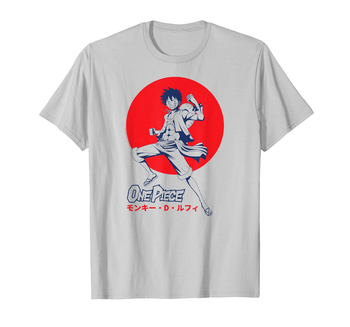 One Piece Anime Luffy D. Monkey Action Pose T-Shirt