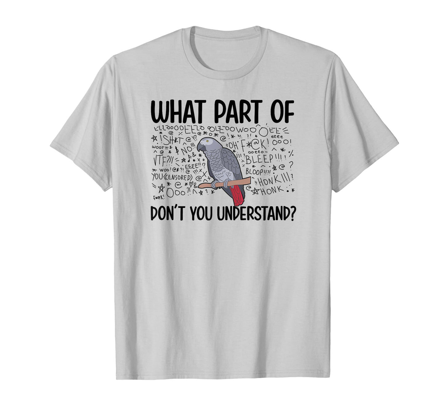 African Grey Parrot Owner Funny African Grey Dad T-Shirt