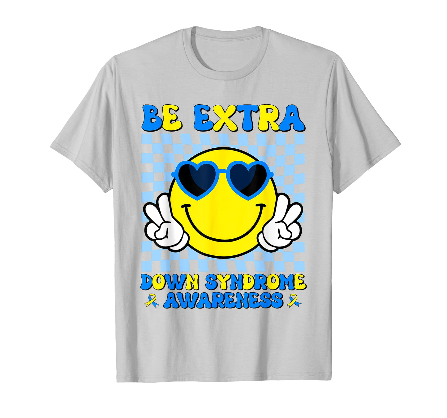 Be Extra Smile Face Down Syndrome Awareness Kids Toddler T-Shirt