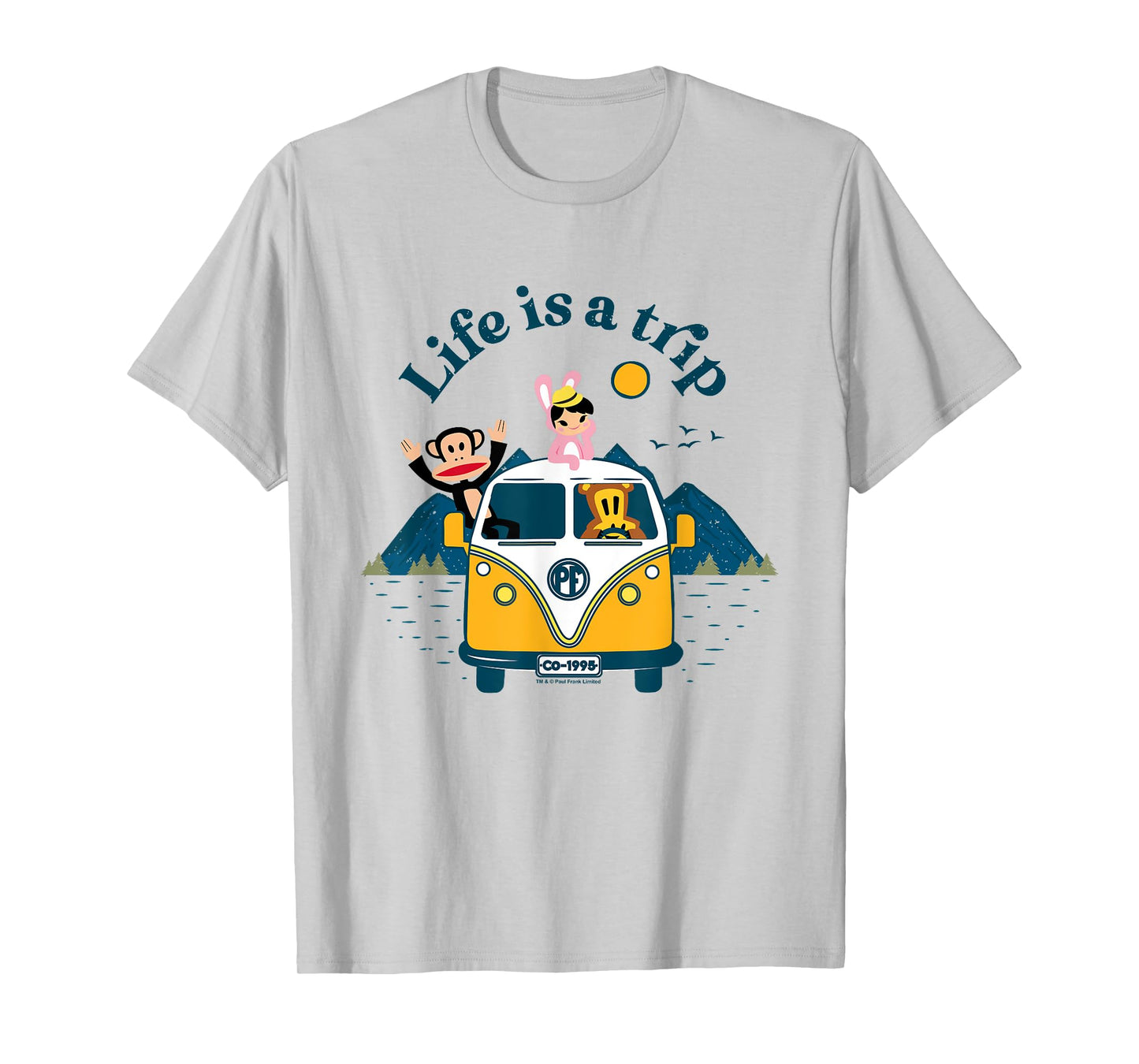 Paul Frank Julius & Co Life Is A Trip Camper T-Shirt