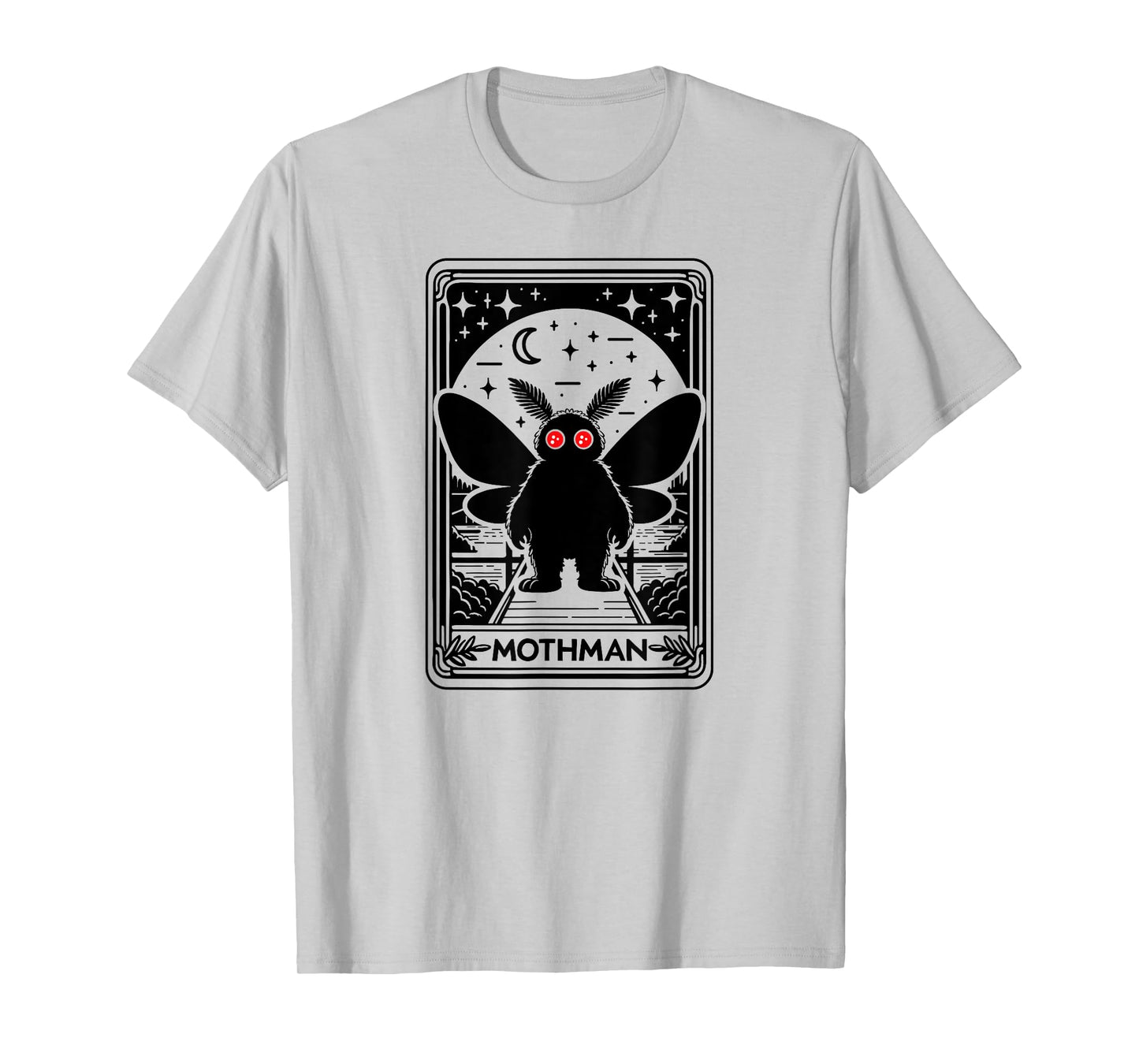 Mothman Shirt Tarot Card Cryptid Cryptozoology Cute Mothman T-Shirt
