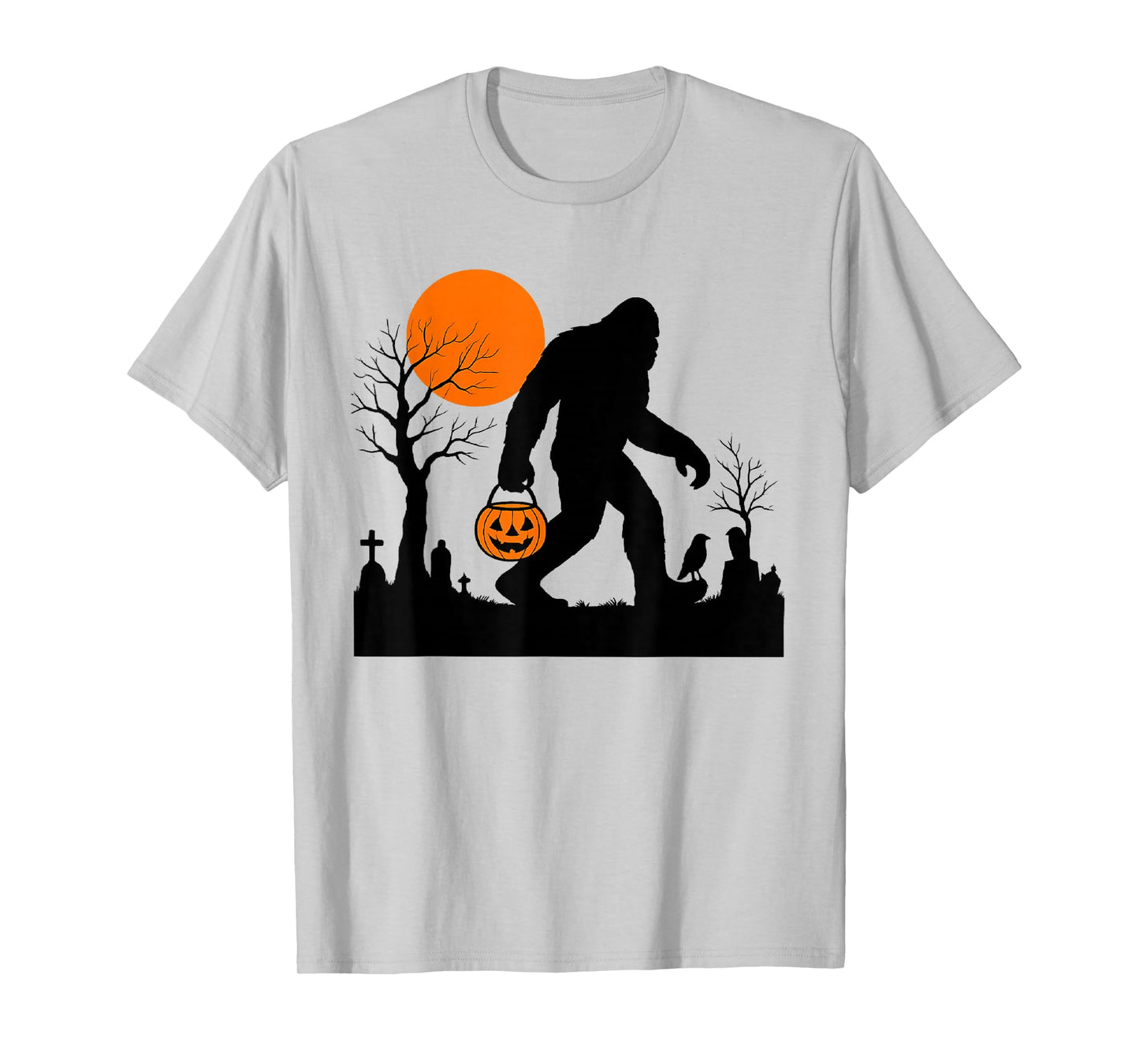 Funny Halloween Sasquatch Costume Bigfoot Scary Party T-Shirt