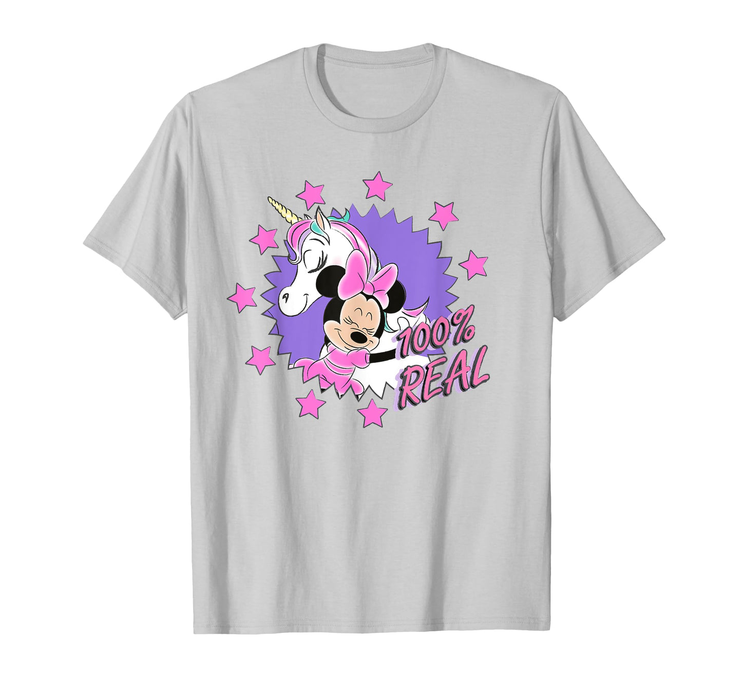 Disney Minnie Mouse Unicorn 100% Real T-Shirt