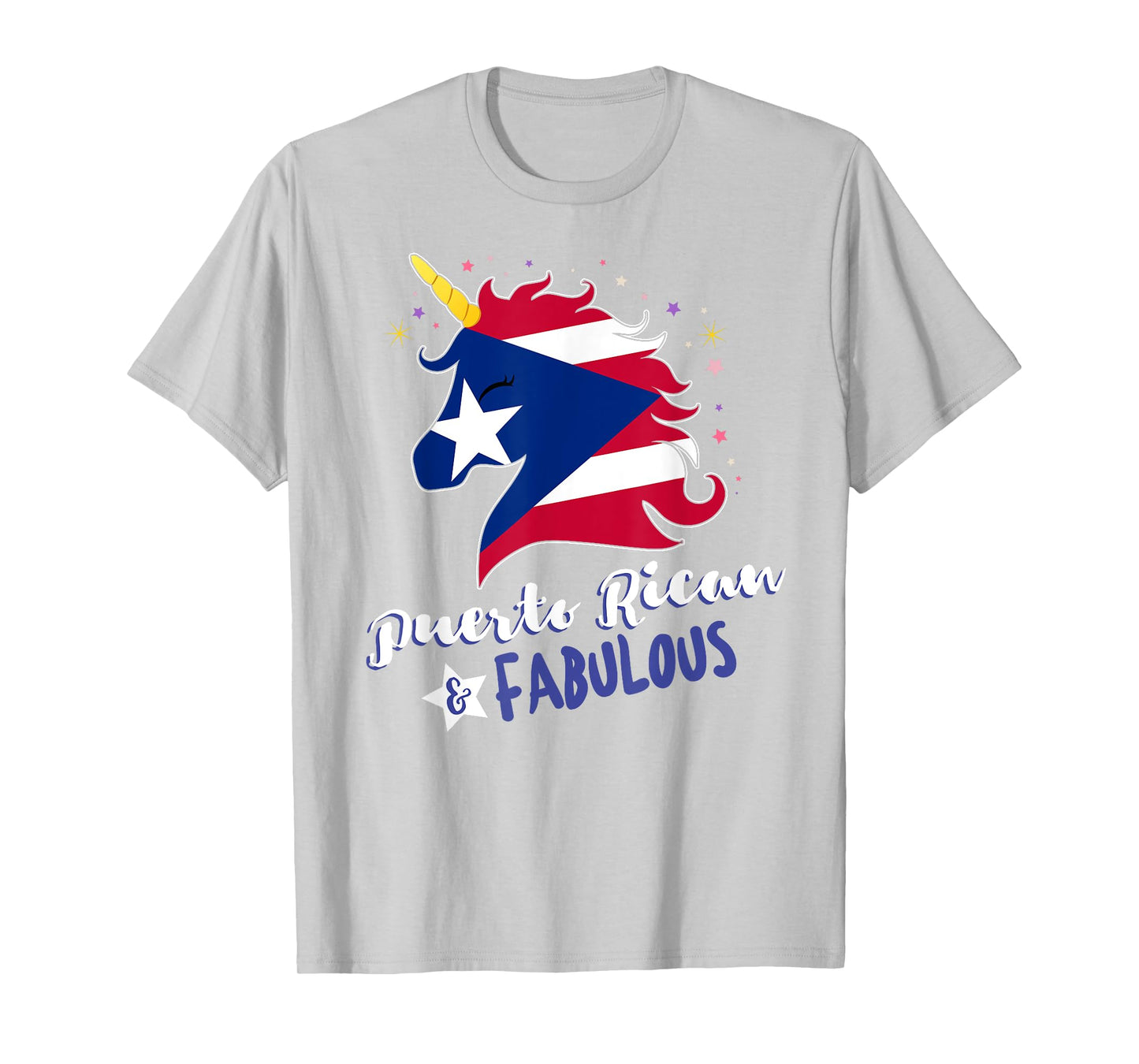 Puerto Rico Flag Puerto Rican Unicorn Kids Tshirt T-Shirt