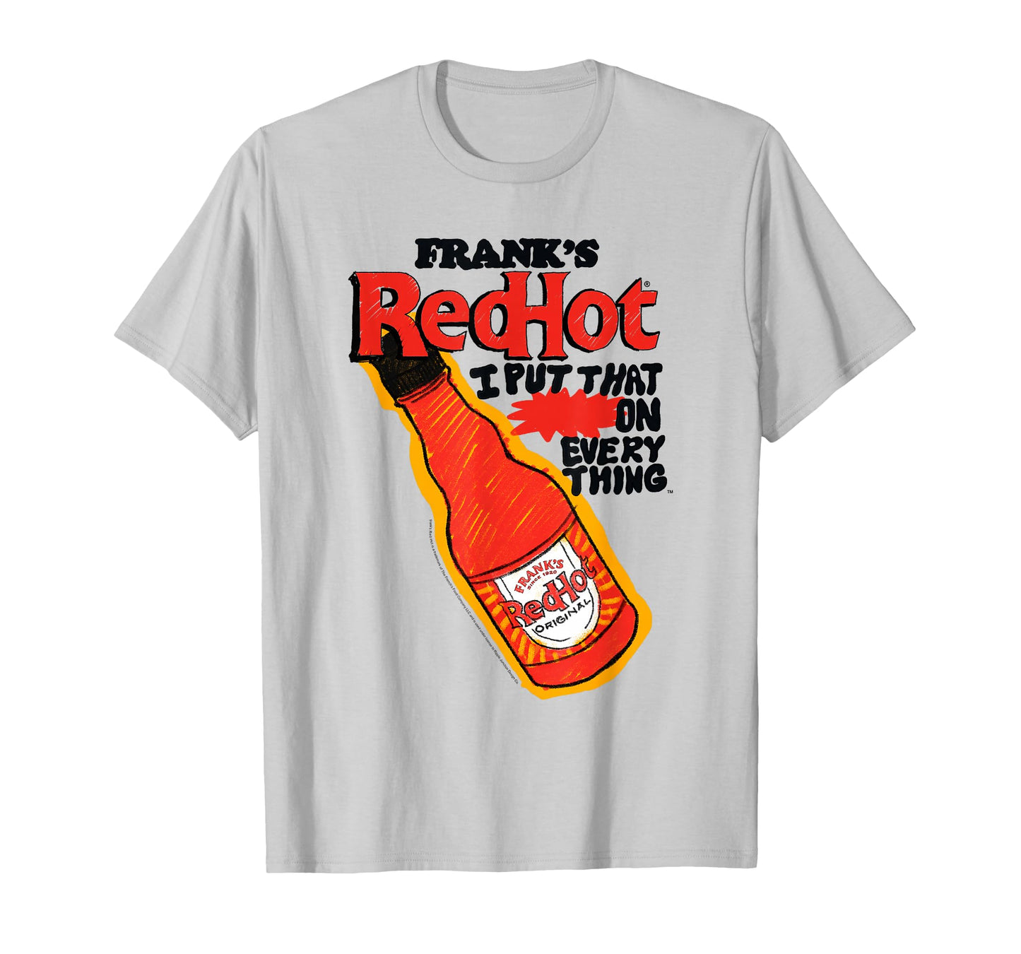 Frank’s RedHot Sauce Original Bottle Illustration T-Shirt