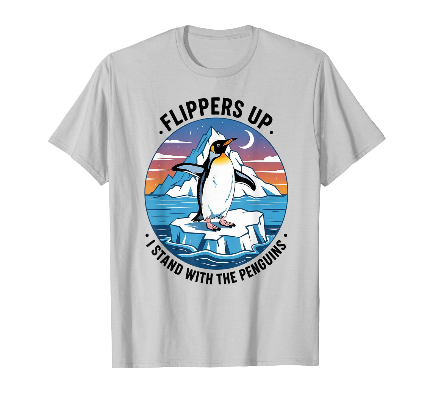 Flippers Up I Stand With The Penguins T-Shirt