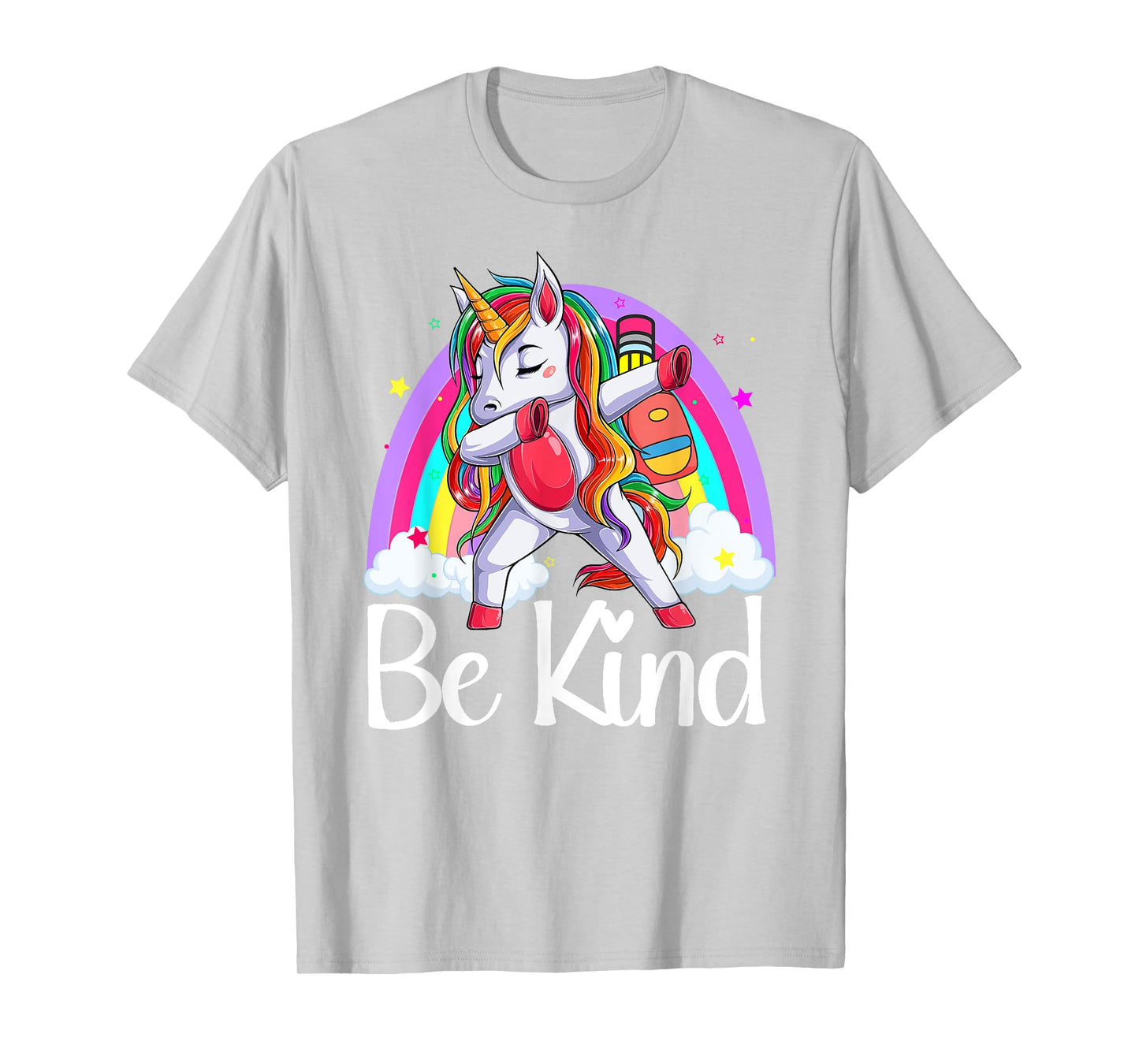 Be Kind Unicorn Rainbow Unity Day Orange Anti Bullying 2023 T-Shirt