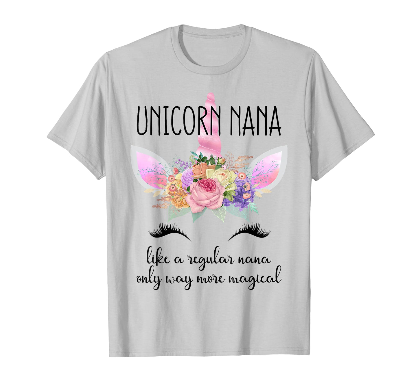 Unicorn Grandma of the Birthday Girl Unicorn Nana T-Shirt