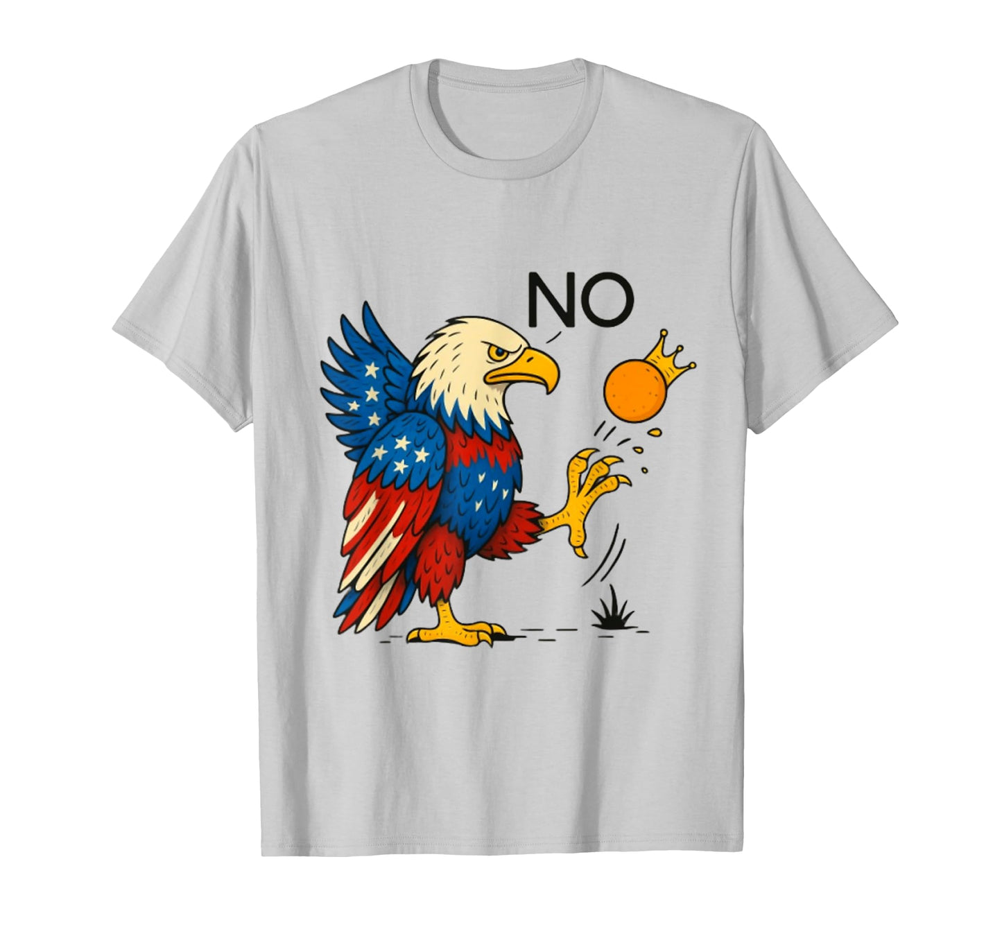 Funny No Kings In America Men Women T-Shirt