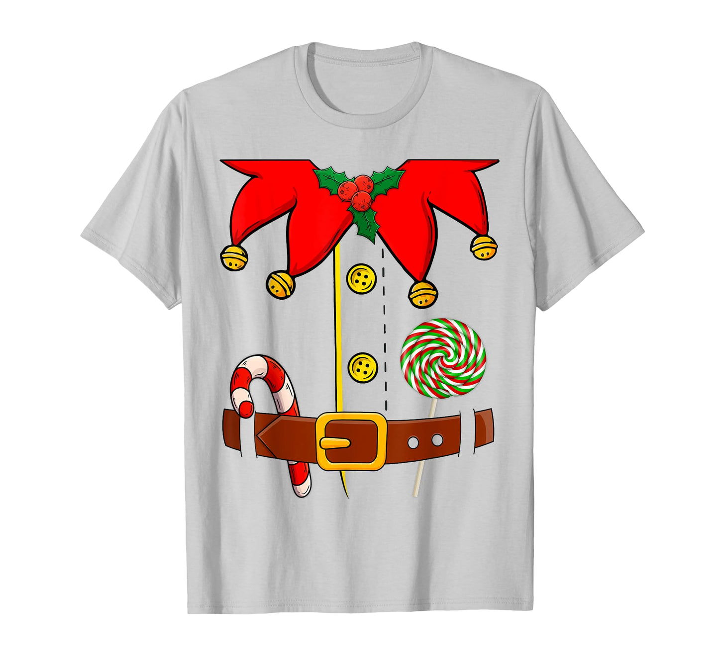Elf Costume Elves Lover Family Matching Merry Christmas PJS T-Shirt