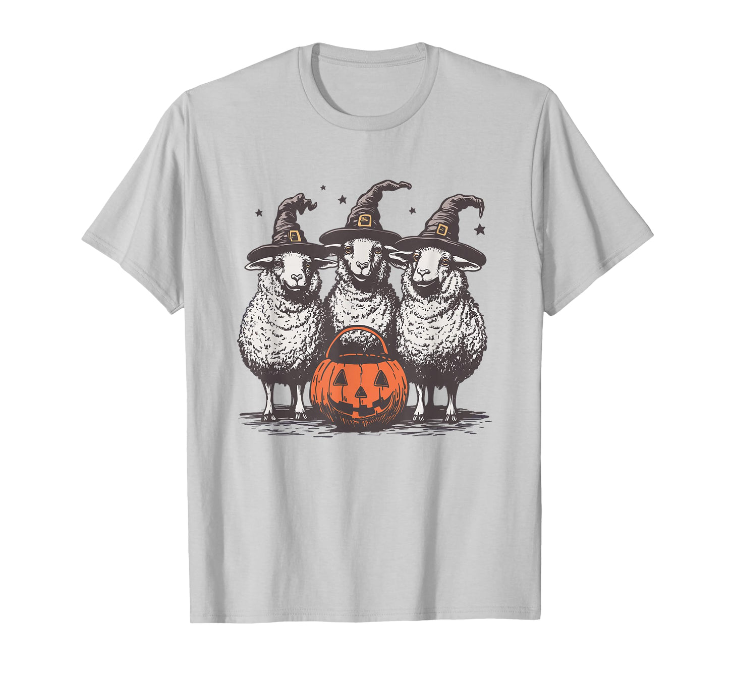 Witch Sheep Halloween Sheep Trick or Treat Sheep Farm Animal T-Shirt