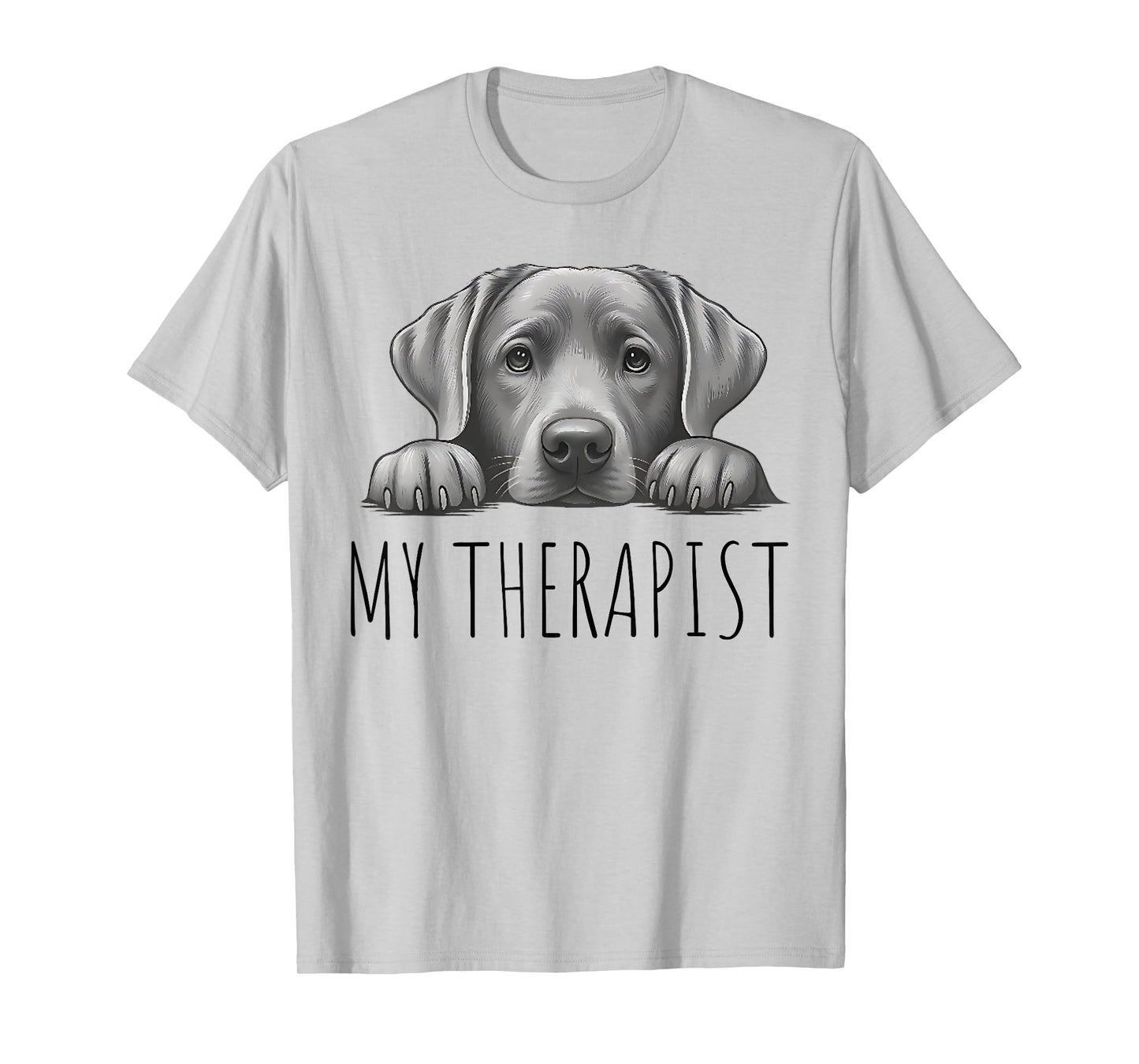 Funny Silver Labrador Dog Owner T-Shirt